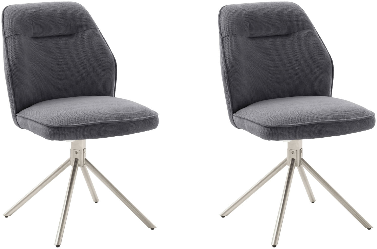 MCA furniture Chaise à 4 pieds (Ensemble) 2 cuis180° drehbar