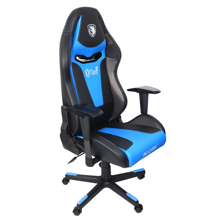 Sades Gaming-Stuhl »"Orion" schwarz/blau, Kunstleder, ergonomischer Gamingstuhl«, 1 St., Bürostuhl, Schreibtischstuhl, geeignet für Jugendliche und Erwachsene