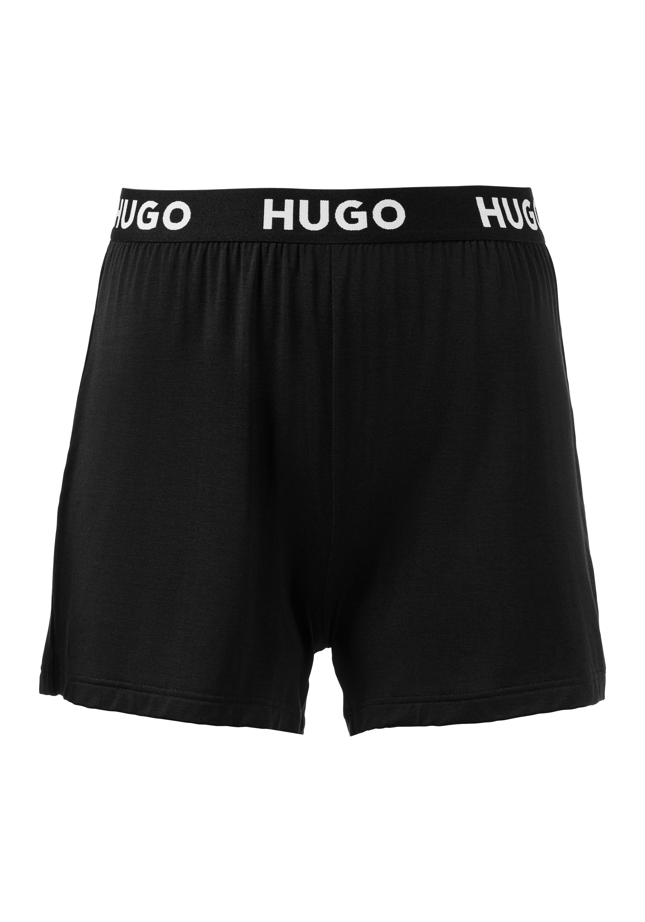 HUGO Underwear Schlafshorts »UNITE_SHORTS 10247048 01«, mit Hugo Logo-Elastiktape am Bund