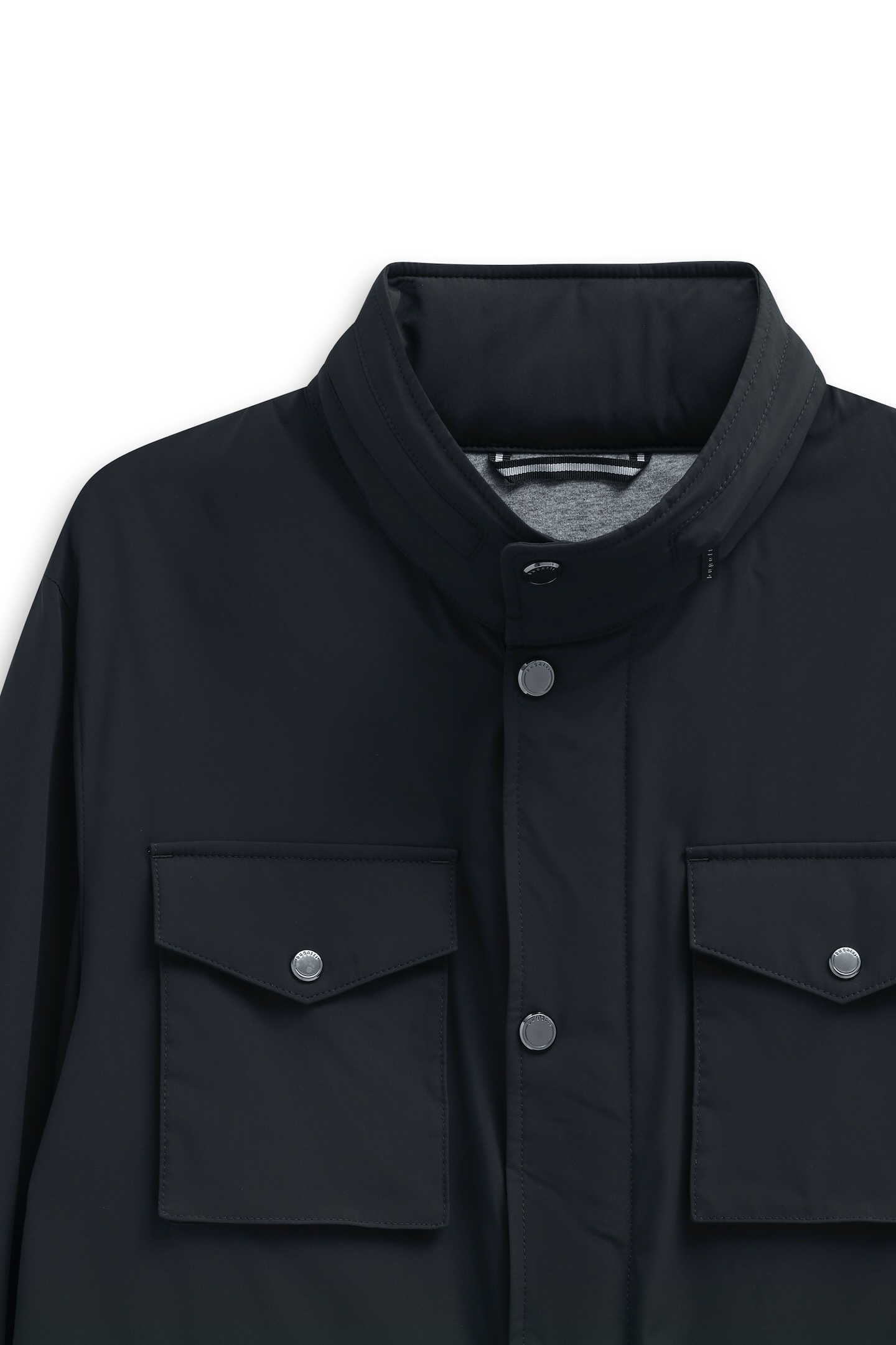 bugatti Fieldjacket »Regular Fit«, mit Kapuze, mit Stretch, Kapuze & Stehkragen