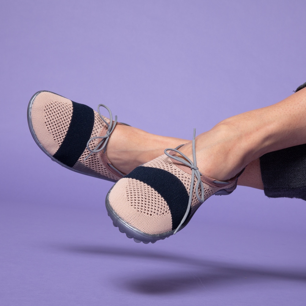 Leguano Barfussschuh »STLYE«, Ballerina, Slipper, Bequemschuh mit Schleife