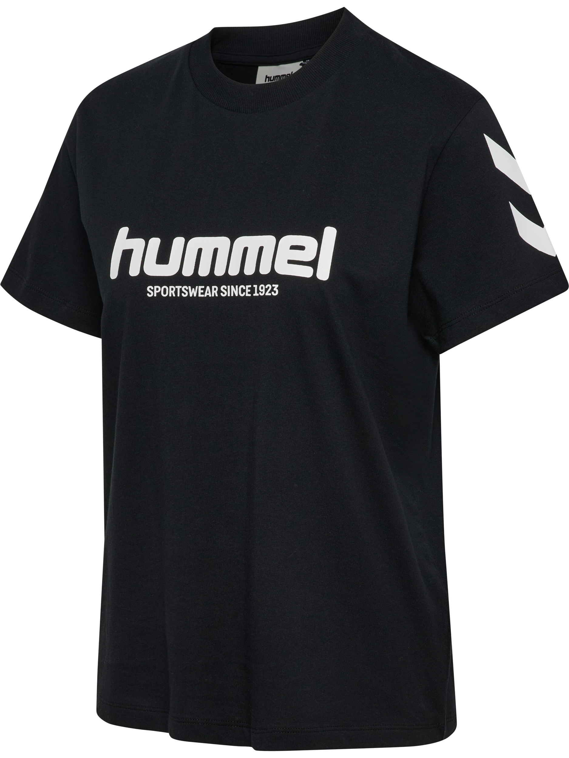 hummel T-shirt »hmlLEGACY 2.0 W T-SHIRT S/S« à manches courtes, avec encolure ronde, en coton, longueur normale