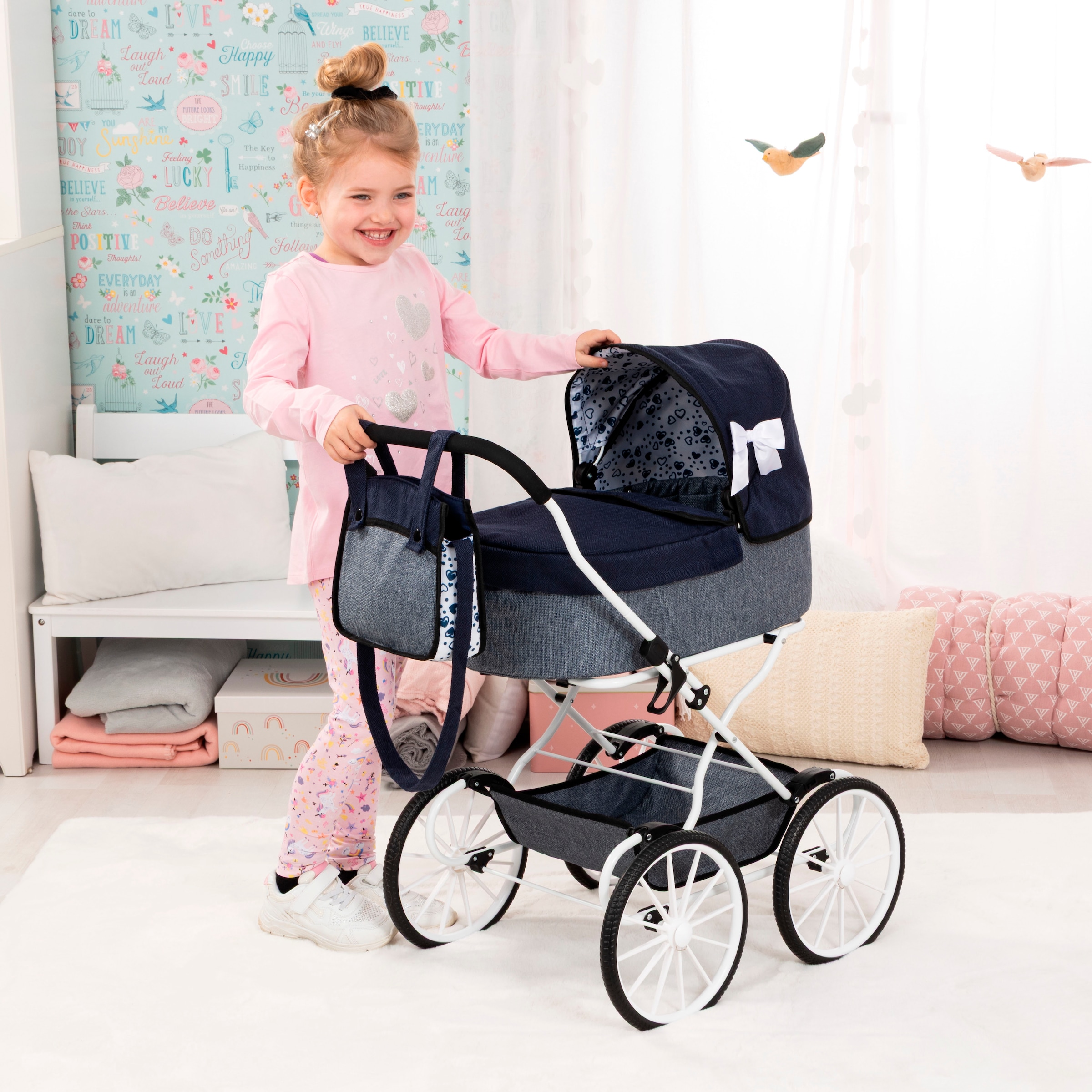 Bayer Puppenwagen »nostalgisch« inklusive Umhängetasche