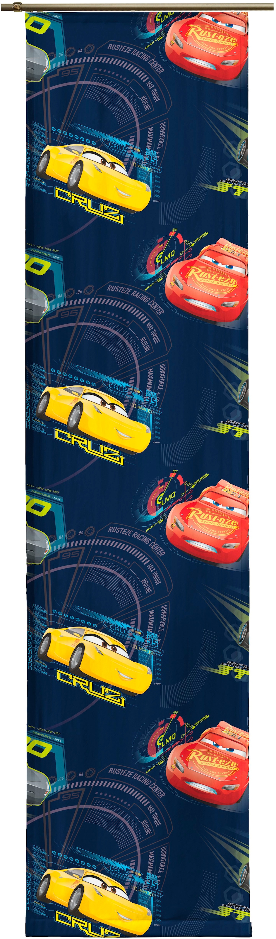Wirth Schiebegardine »Cars Cruz«, (1 St.), Walt Disney