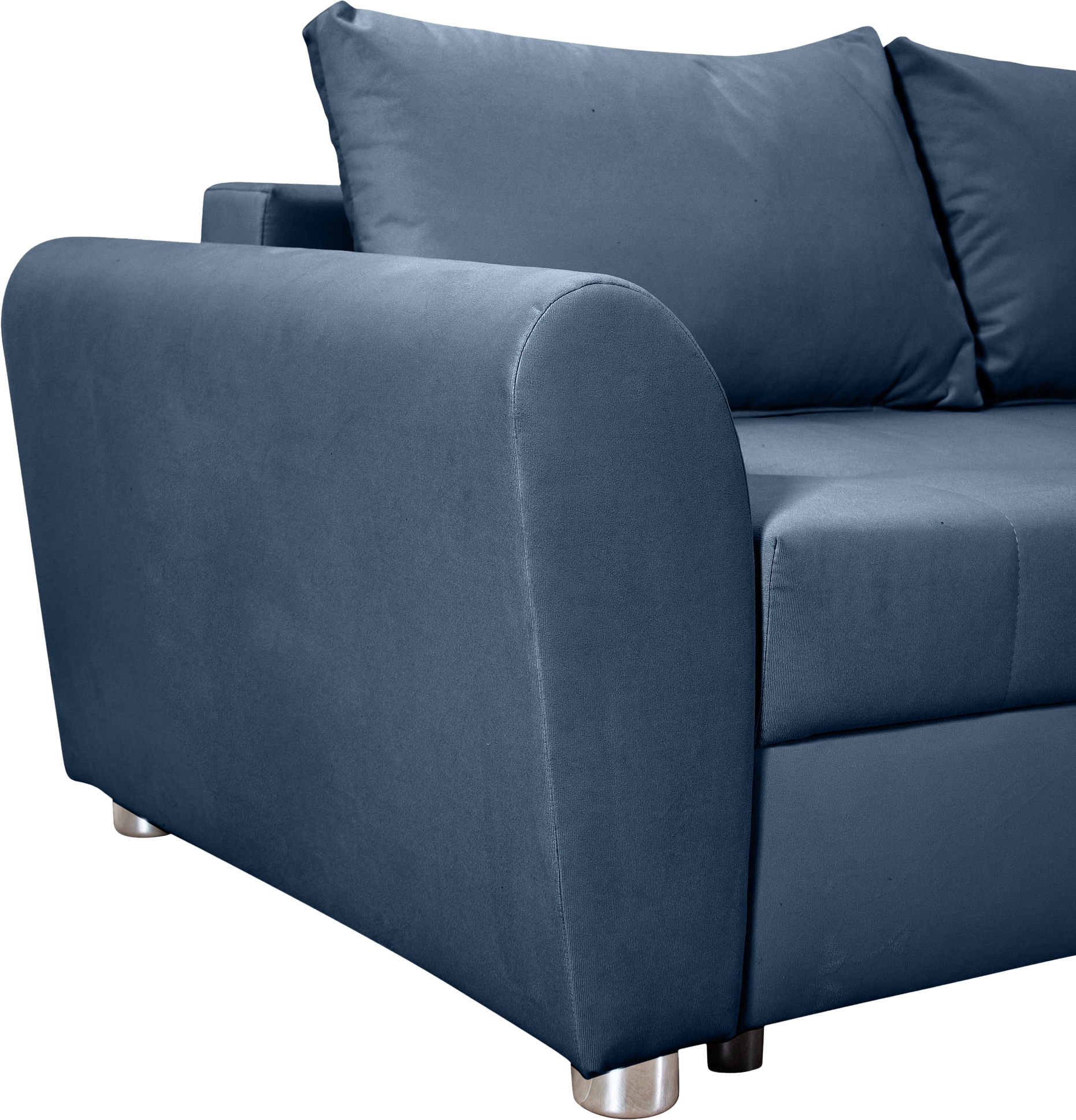 COLLECTION AB Ecksofa »Jana L-Form« inkl. Bettfunktion,Bettkasten und Bonnelfederkern