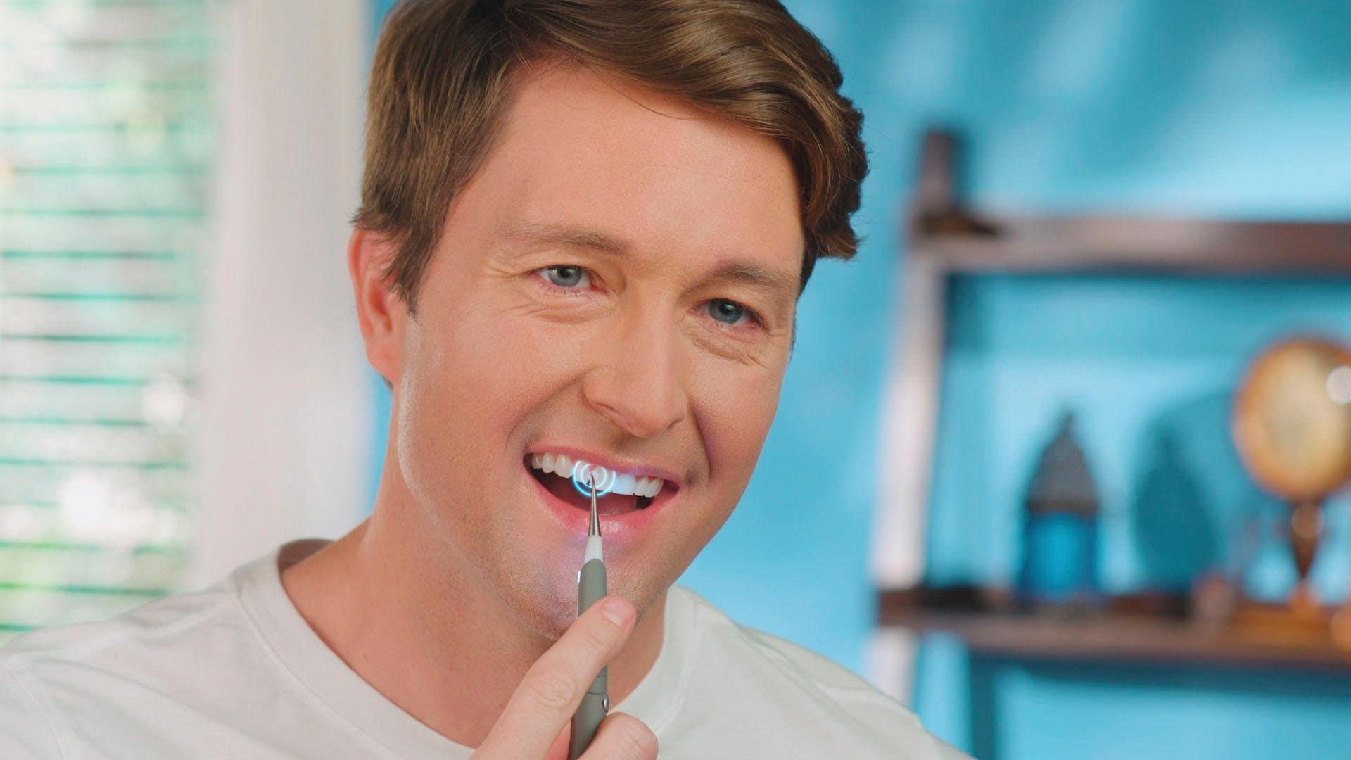 MediaShop Set d'hygiène dentaire »DentaPic Sonic« exklusives Set mit 2 zusätzlichen Aufsätzen