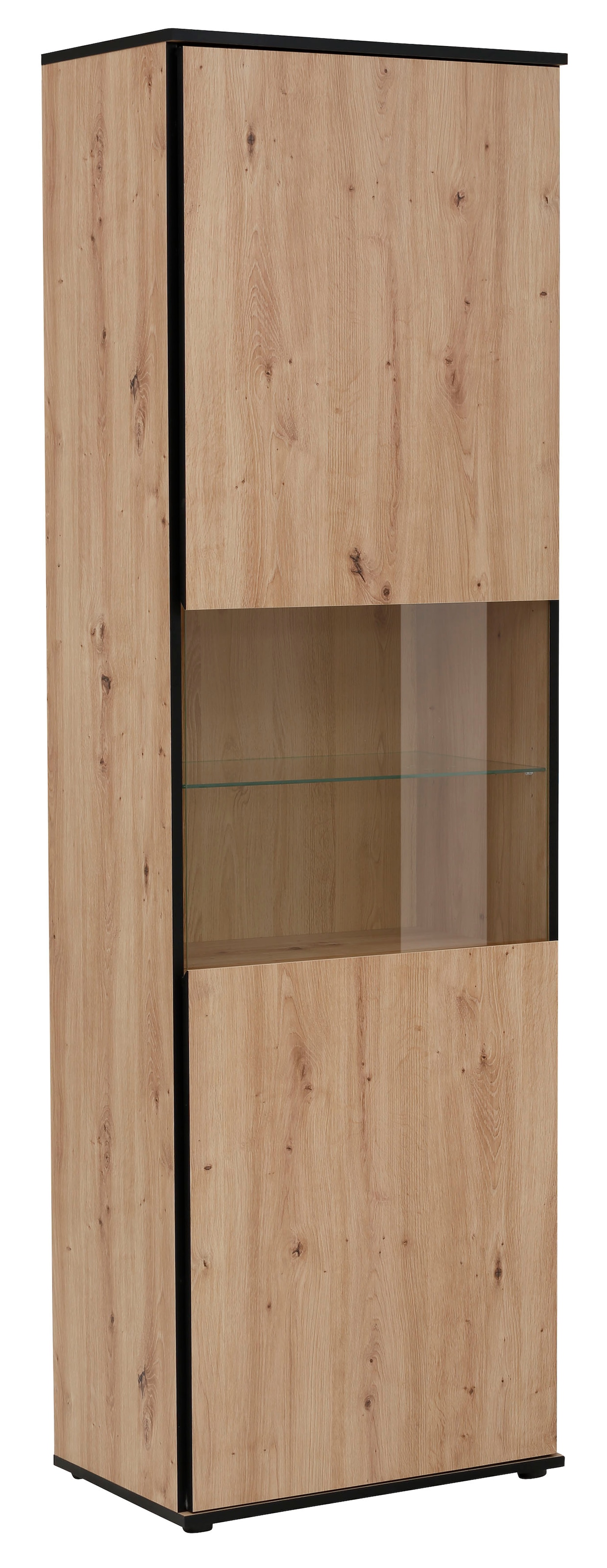 HELA Vitrines »Ariana« mit angeschrägten Griffmulden, Höhe 195 cm