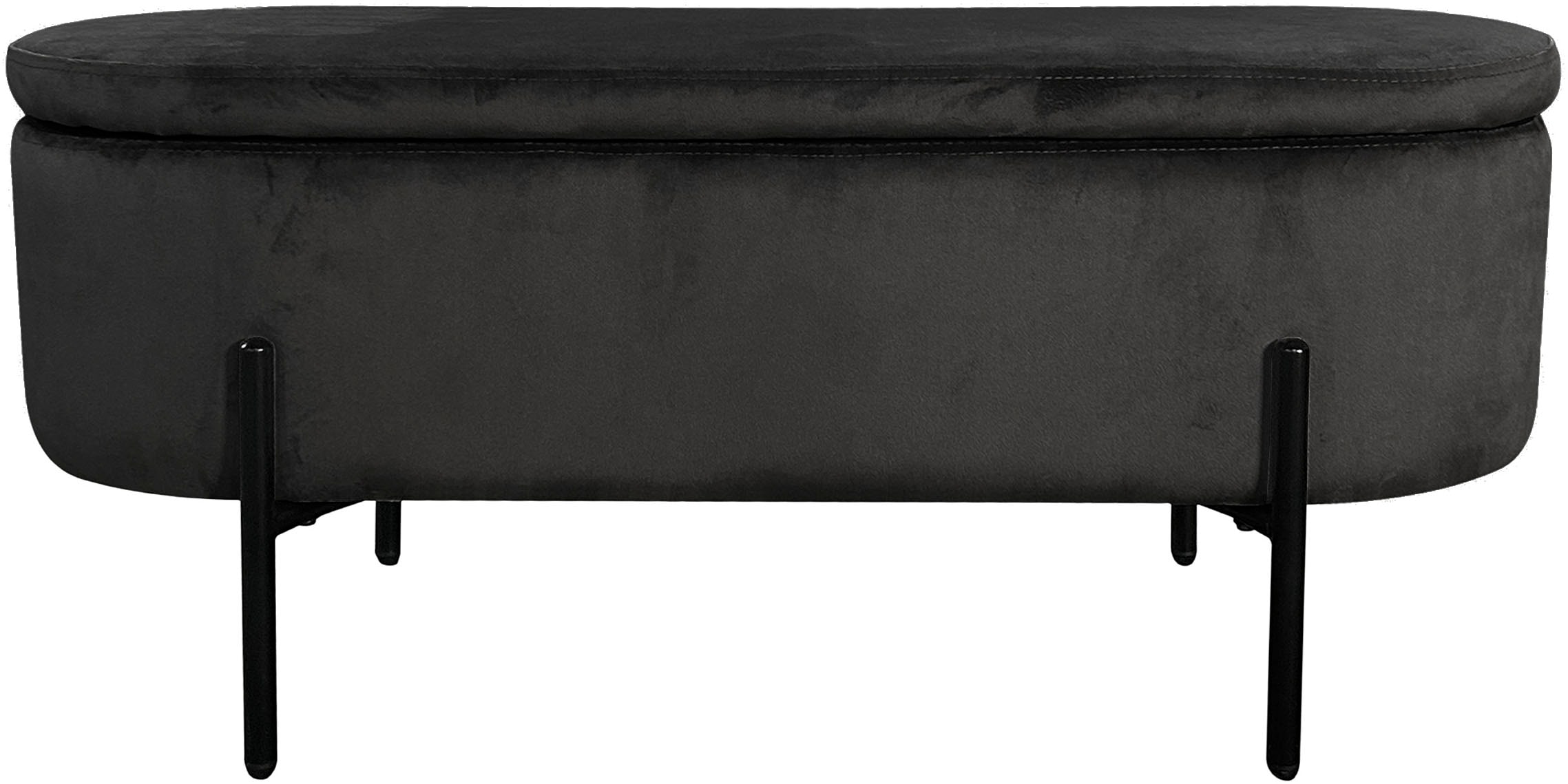 byLIVING Sitzbank »NOVA« Samt, mit Stauraum/Truhe, Innenmass Truhe 26,5 x 83cm, Höhe: 19 cm