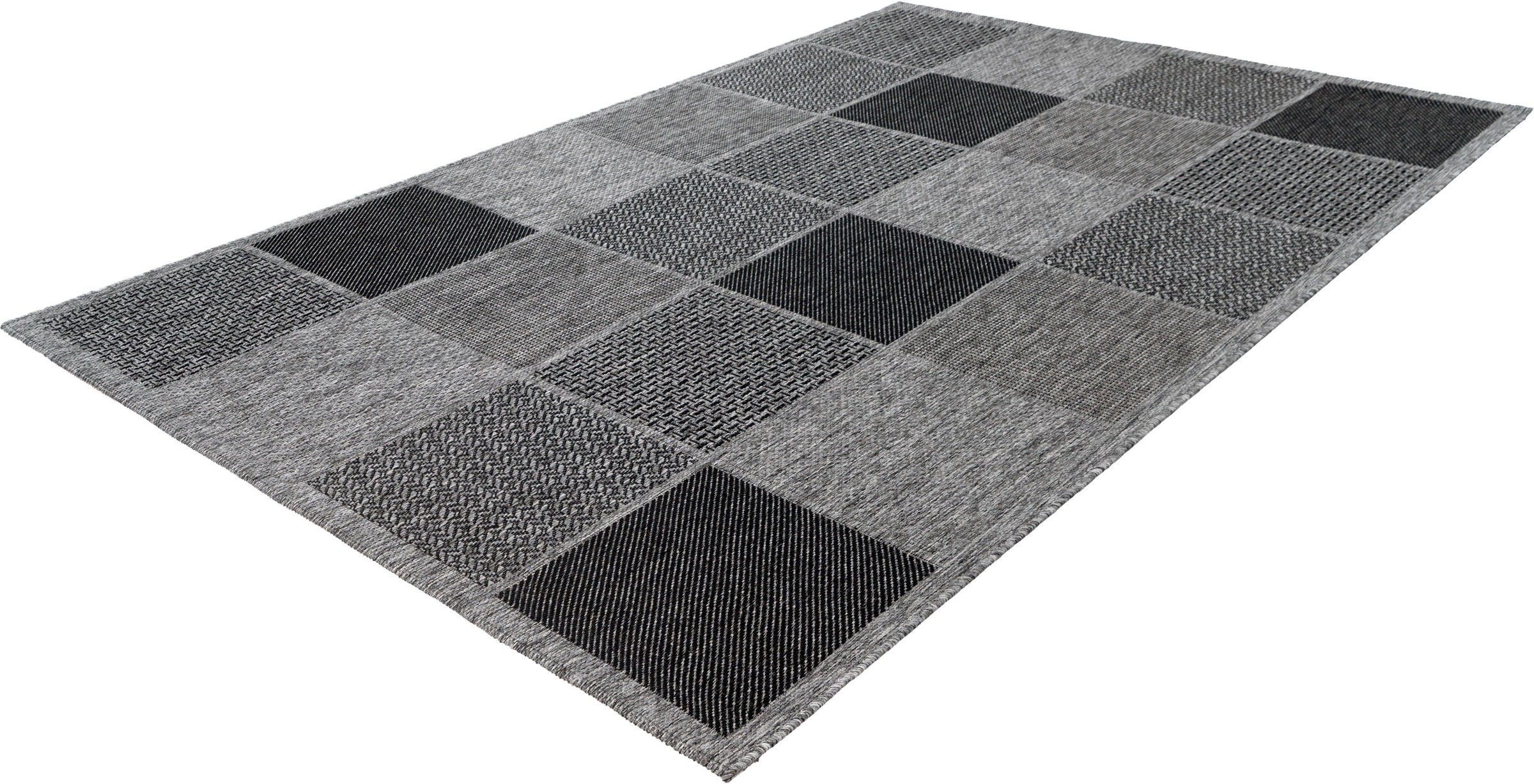 my home Teppich »Kaspar«, rechteckig, 5 mm Höhe, Innen-und Outdoor geeignet, Wohnzimmer