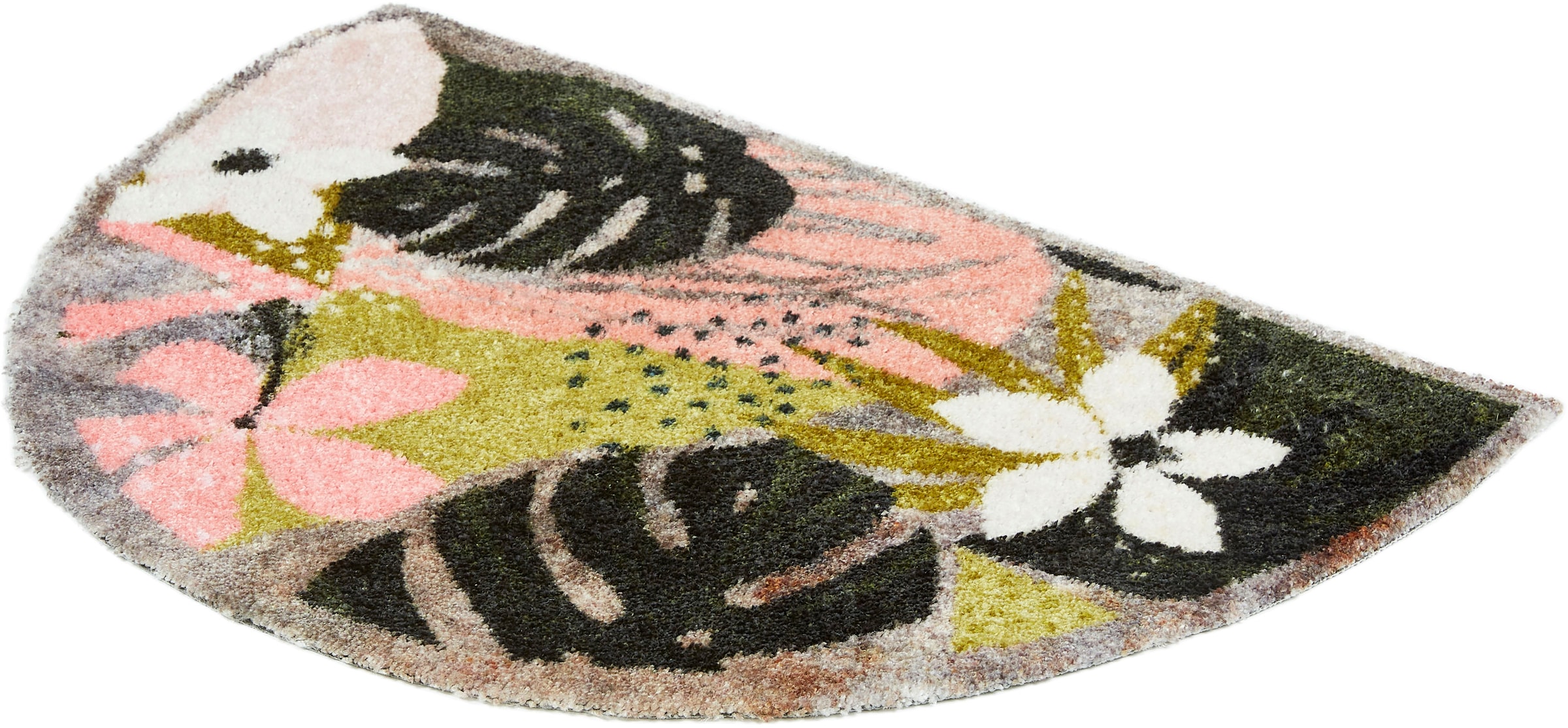 ASTRA Fussmatte »Pure&Soft 013« halbrund 7 mm Höhe Sauberlaufmatte, weiche Oberfläche, waschbar, rutschfest