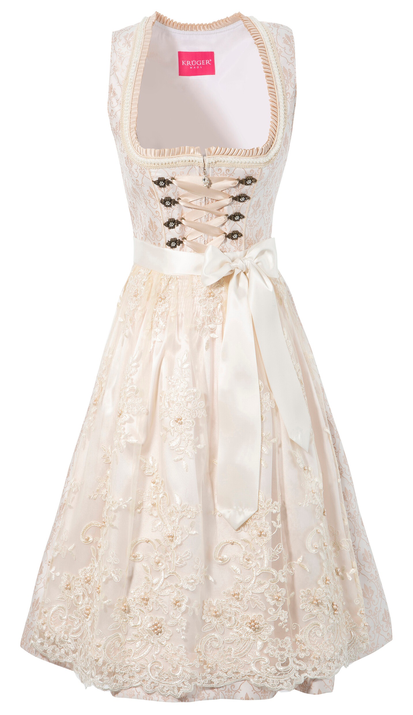 Image of Krüger Madl Dirndl, (2 tlg.), Damen, midi mit bestickter Tüllschürze bei Ackermann Versand Schweiz