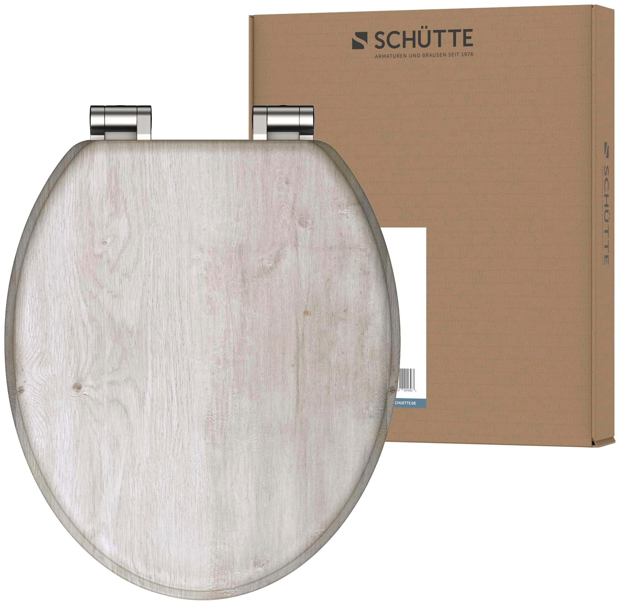 Image of Schütte WC-Sitz "LIGHT WOOD" mit Absenkautomatik und MDF-Holzkern