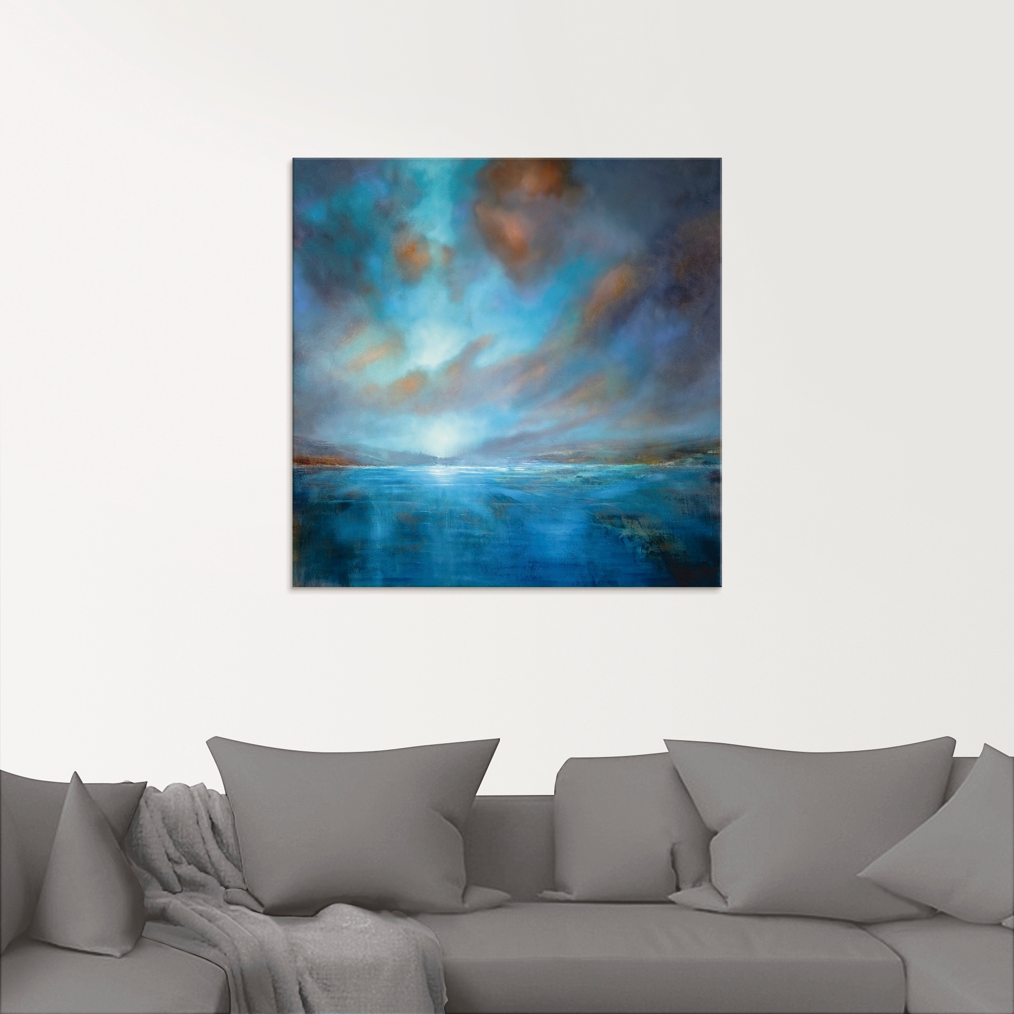 Artland Glasbild »Blaue Weite« Gewässer 1 Stk. tlg. in verschiedenen Grössen