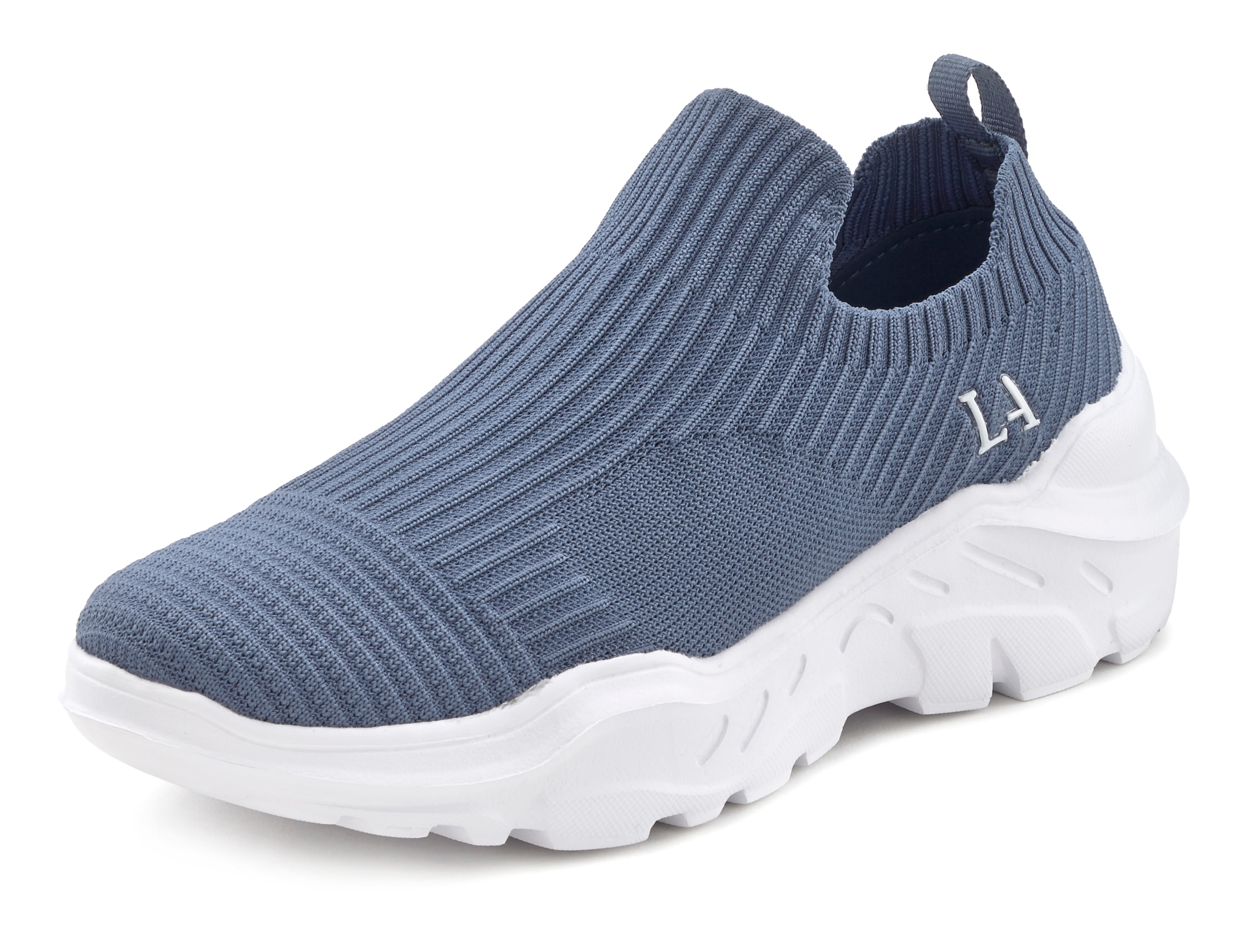 LASCANA Sneaker, Halbschuh, Slipper, Freizeitschuh zum Reinschlüpfen VEGAN