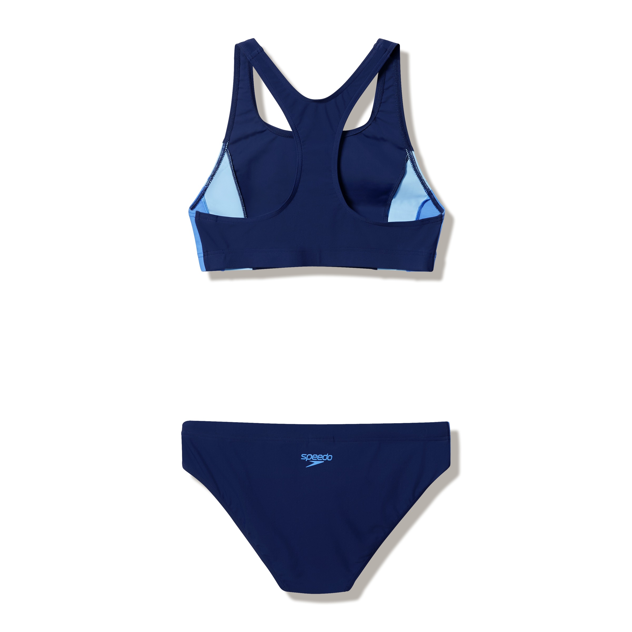 Speedo Bustier-Bikini »CLRBLCK SPLCE 2.0 2PC BLU/LTBLU« Set, 2 Stk. schnell trocknend