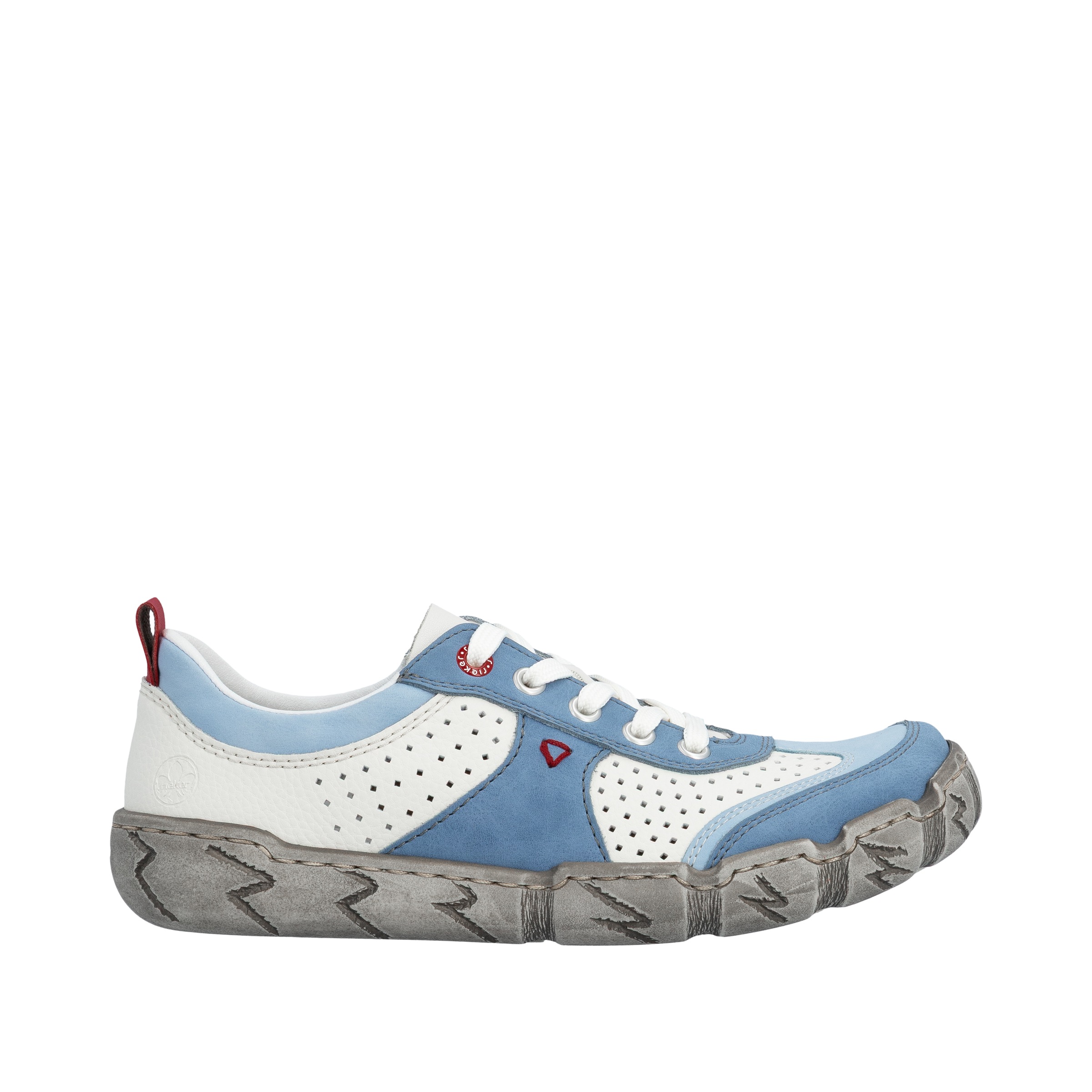 Rieker Sneakers  chaussure à lacets, chaussure basse, sneaker décontracté avec perforations