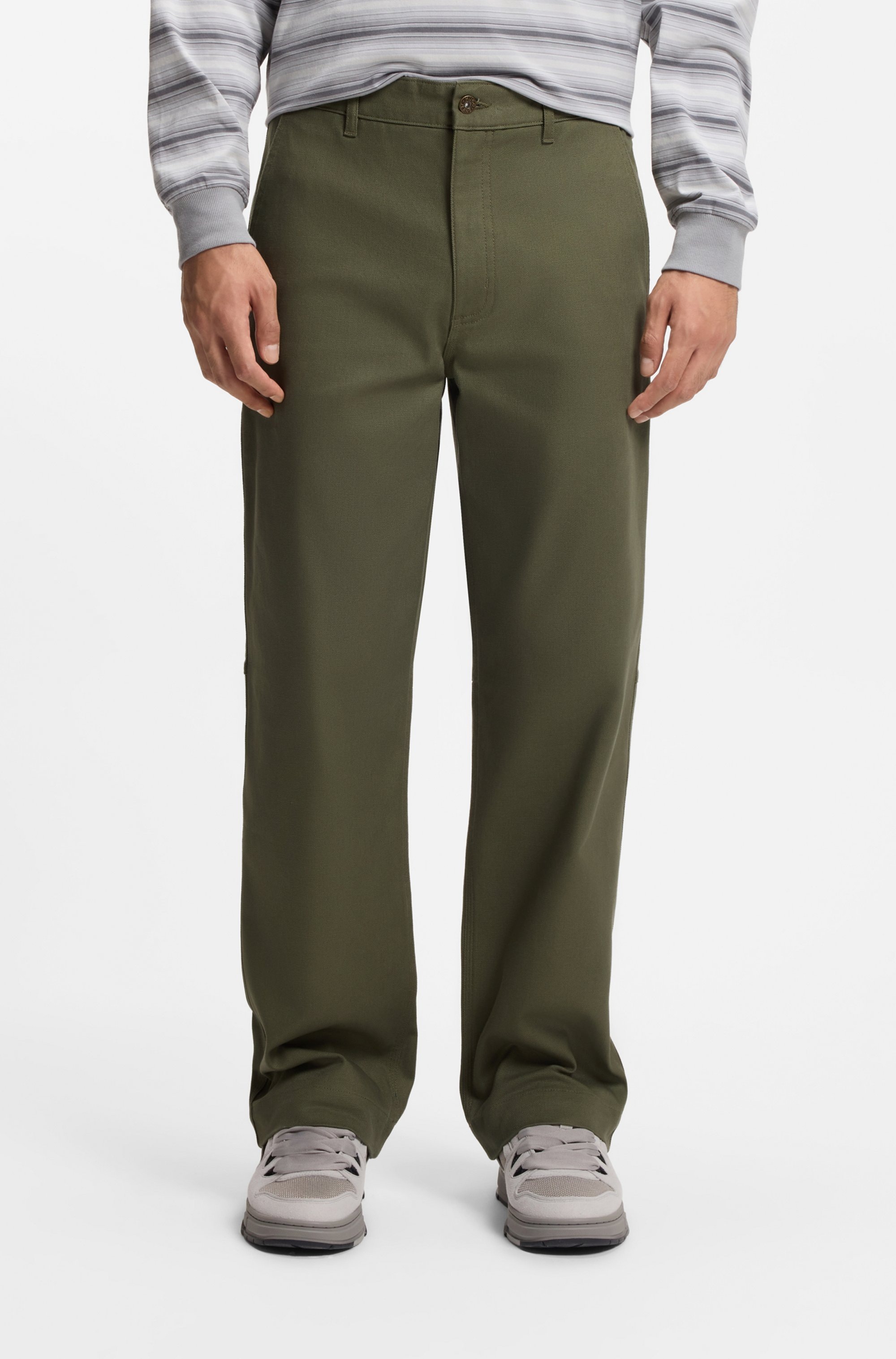 Image of HUGO Chinohose "Zarik" regular fit mit schmalem Bein