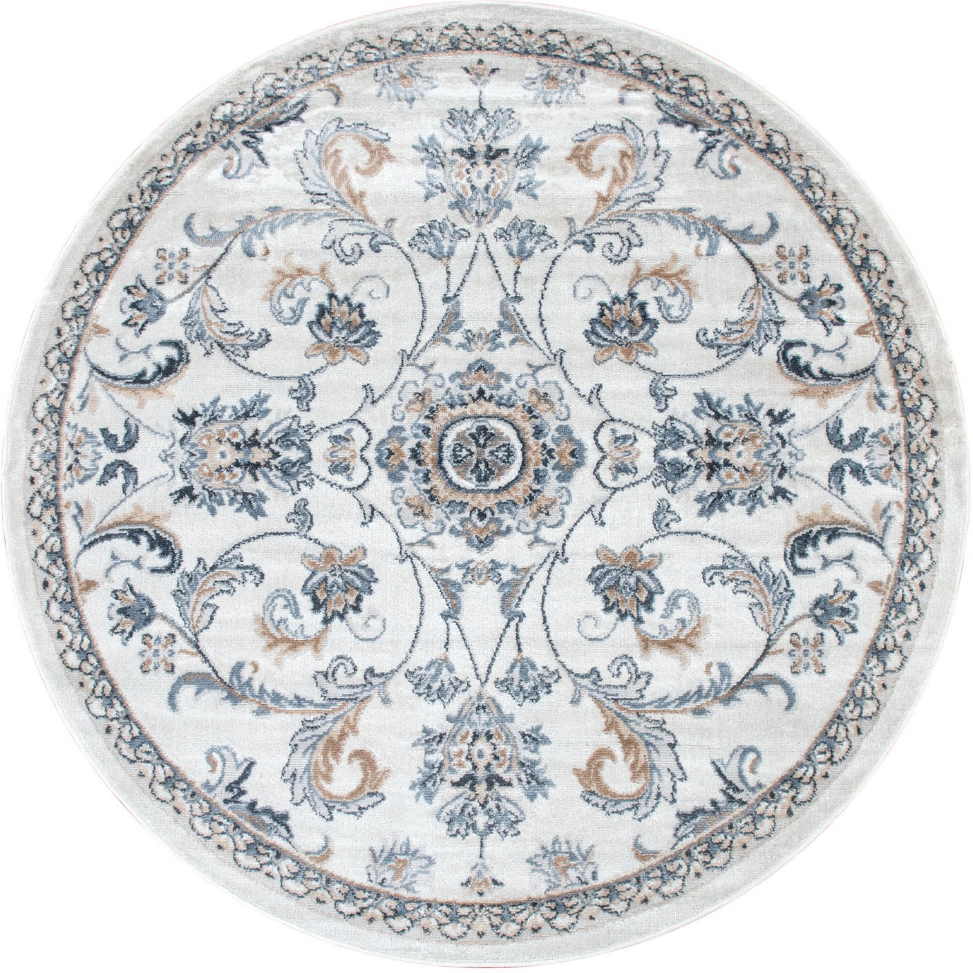 Image of Paco Home Teppich »Tuja 836«, rund, 7 mm Höhe, Kurzflor, Wohnzimmer bei Ackermann Versand Schweiz