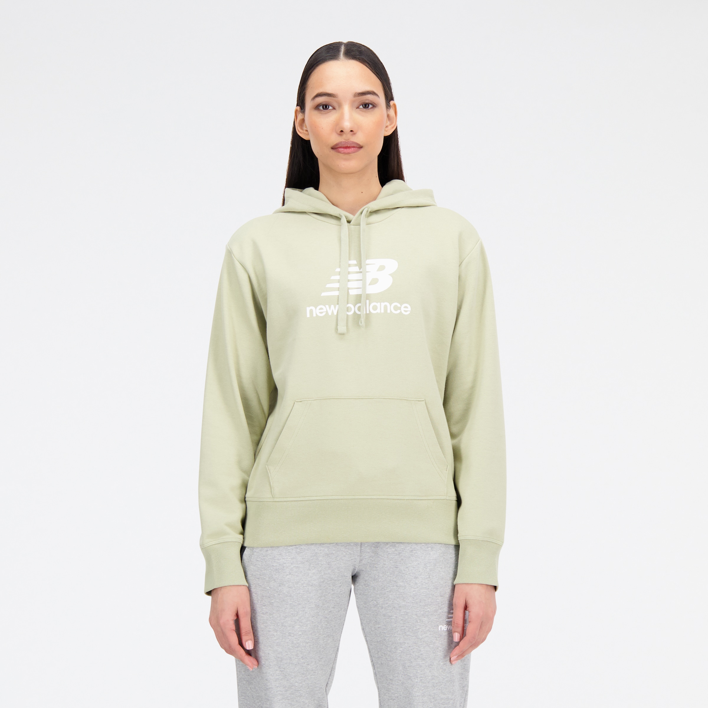 New Balance Kapuzensweatshirt »NB ESSENTIALS STACKED LOGO HOODIE«