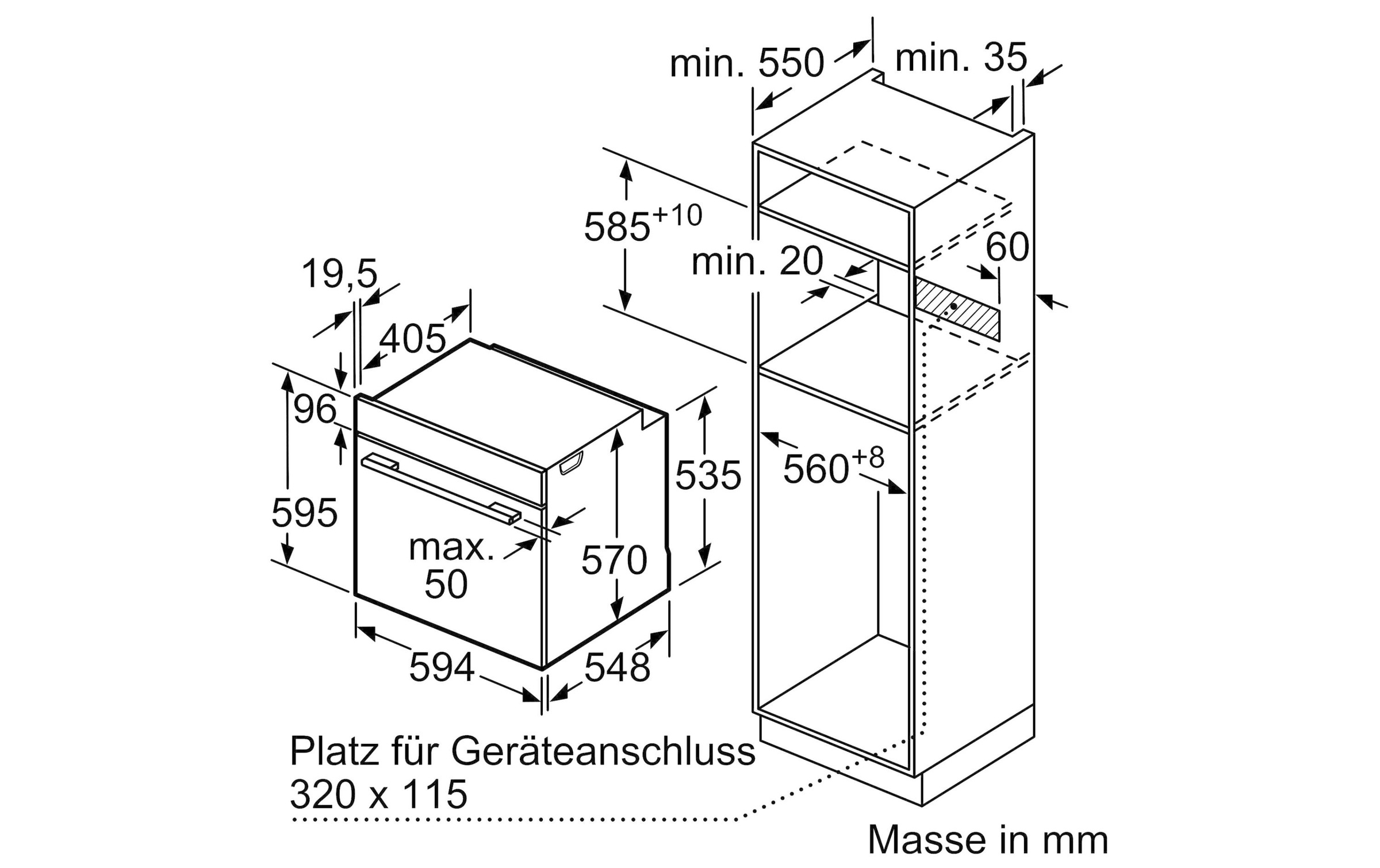 SIEMENS Einbaubackofen  »HB557A5S0C A«