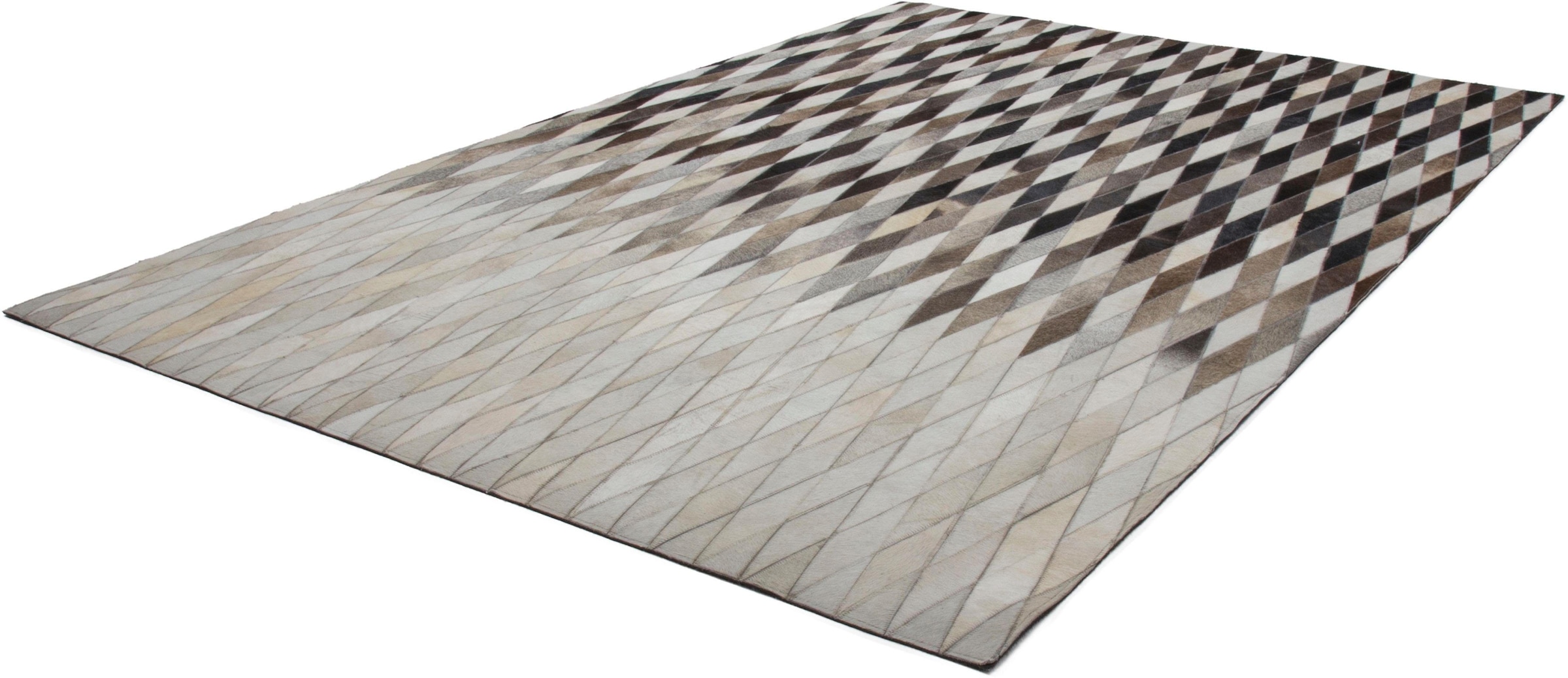 calo-deluxe Fellteppich »Dakota 900«, rechteckig, 8 mm Höhe, echtes Rinderfell, Wohnzimmer