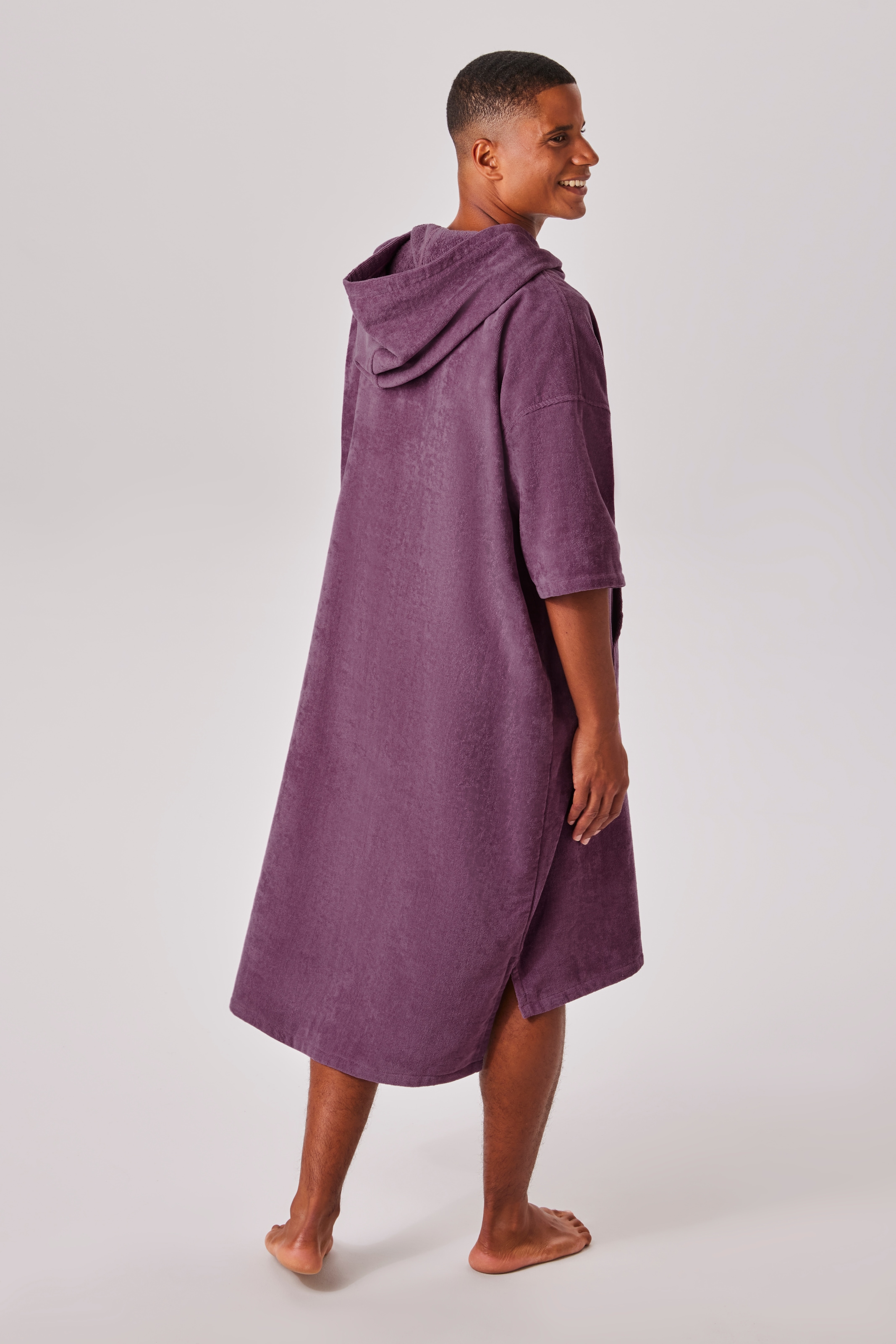 KangaROOS Badeponcho »Summer, ideal für Sauna, Spa & im Urlaub, Damen & Herren« 1 Stk. tlg., Surfponcho, mit Bauchtasche, 100% Baumwolle, Frottee