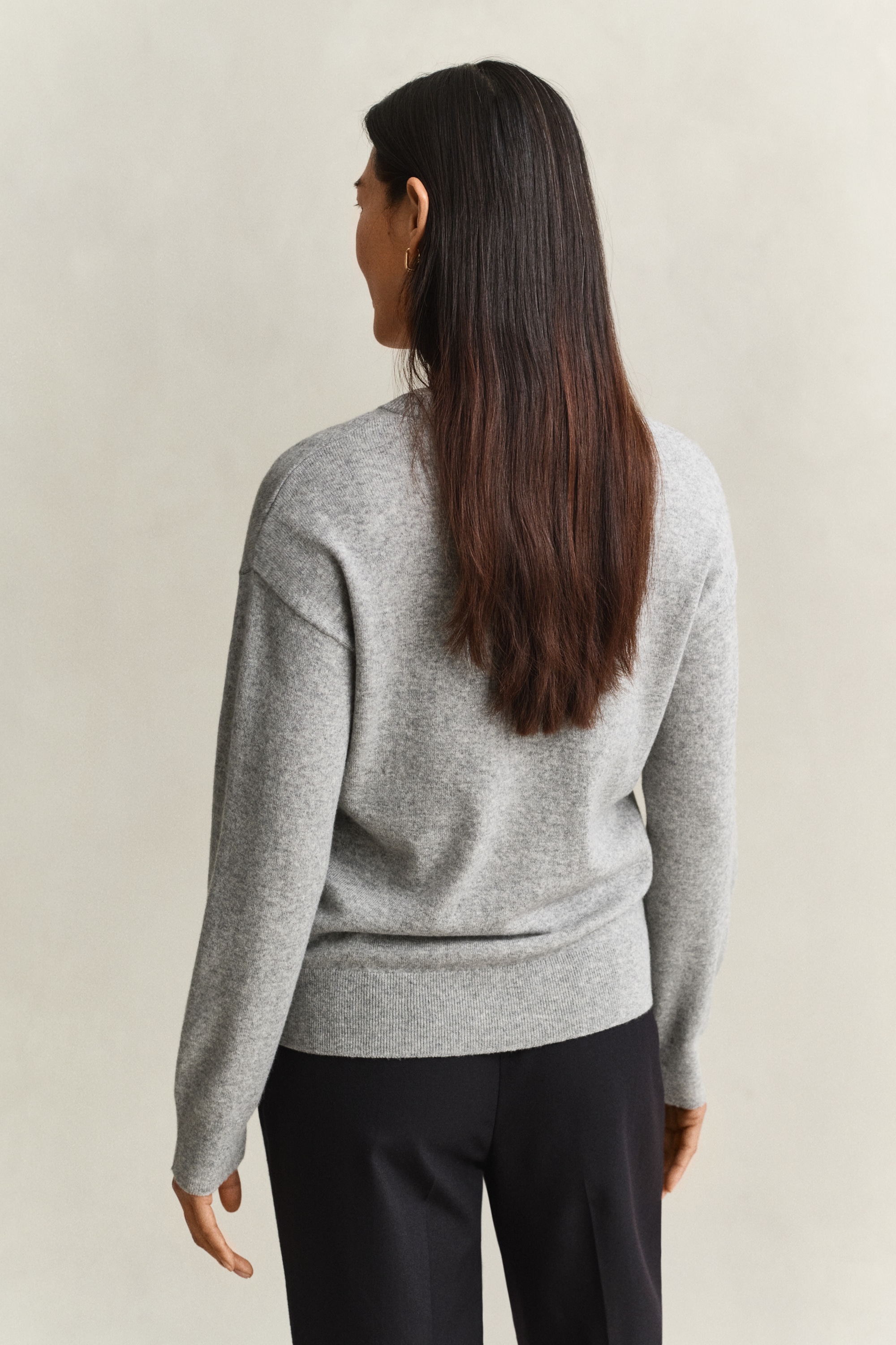 Gant Pull en tricot »SUPERFINE LAMBSWOOL C-NECK« en laine fine
