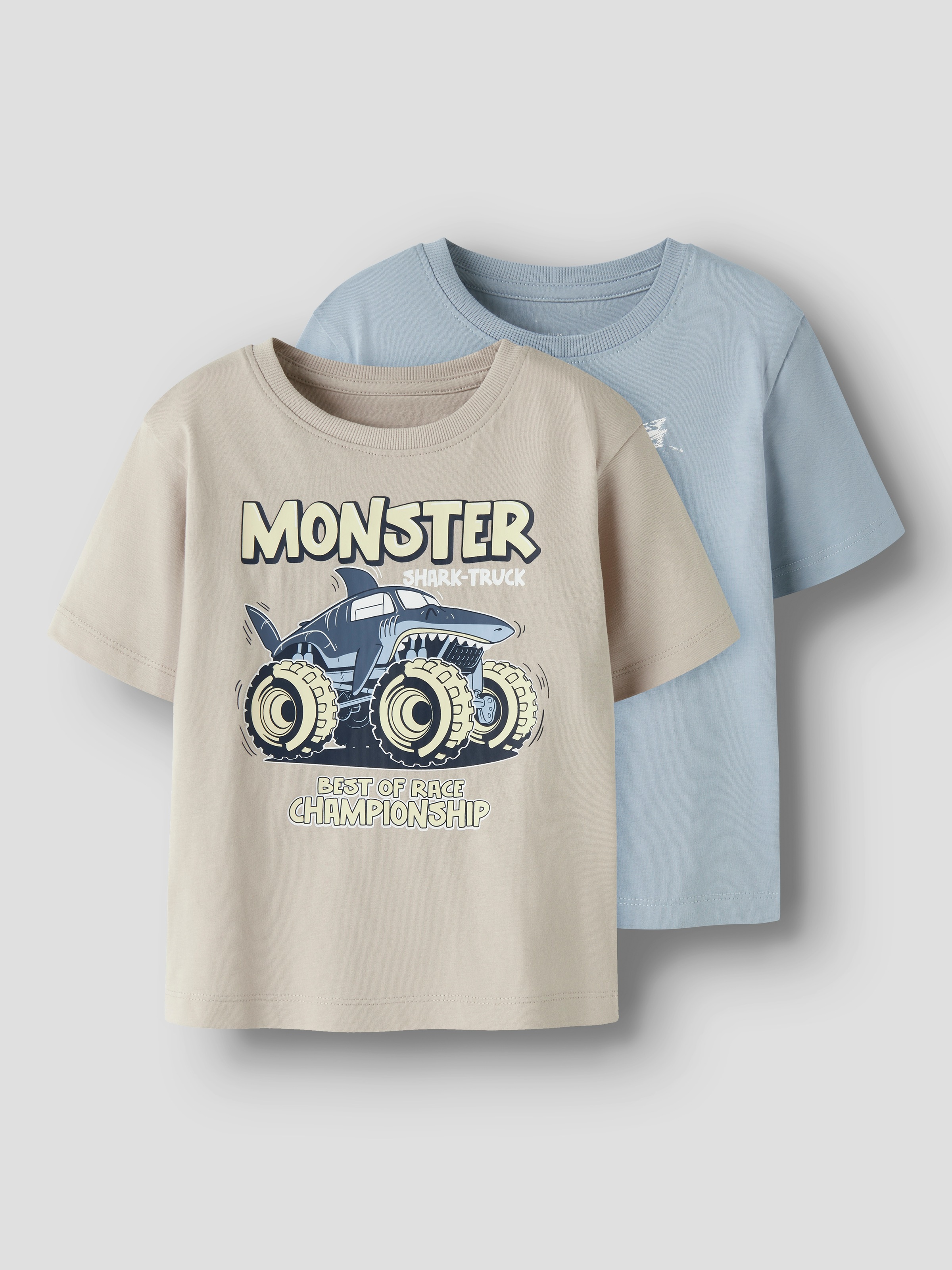 Image of Name It T-Shirt "NMMVANYO 2P SS NREG TOP" Packung, 2 Baumwolle, regular fit