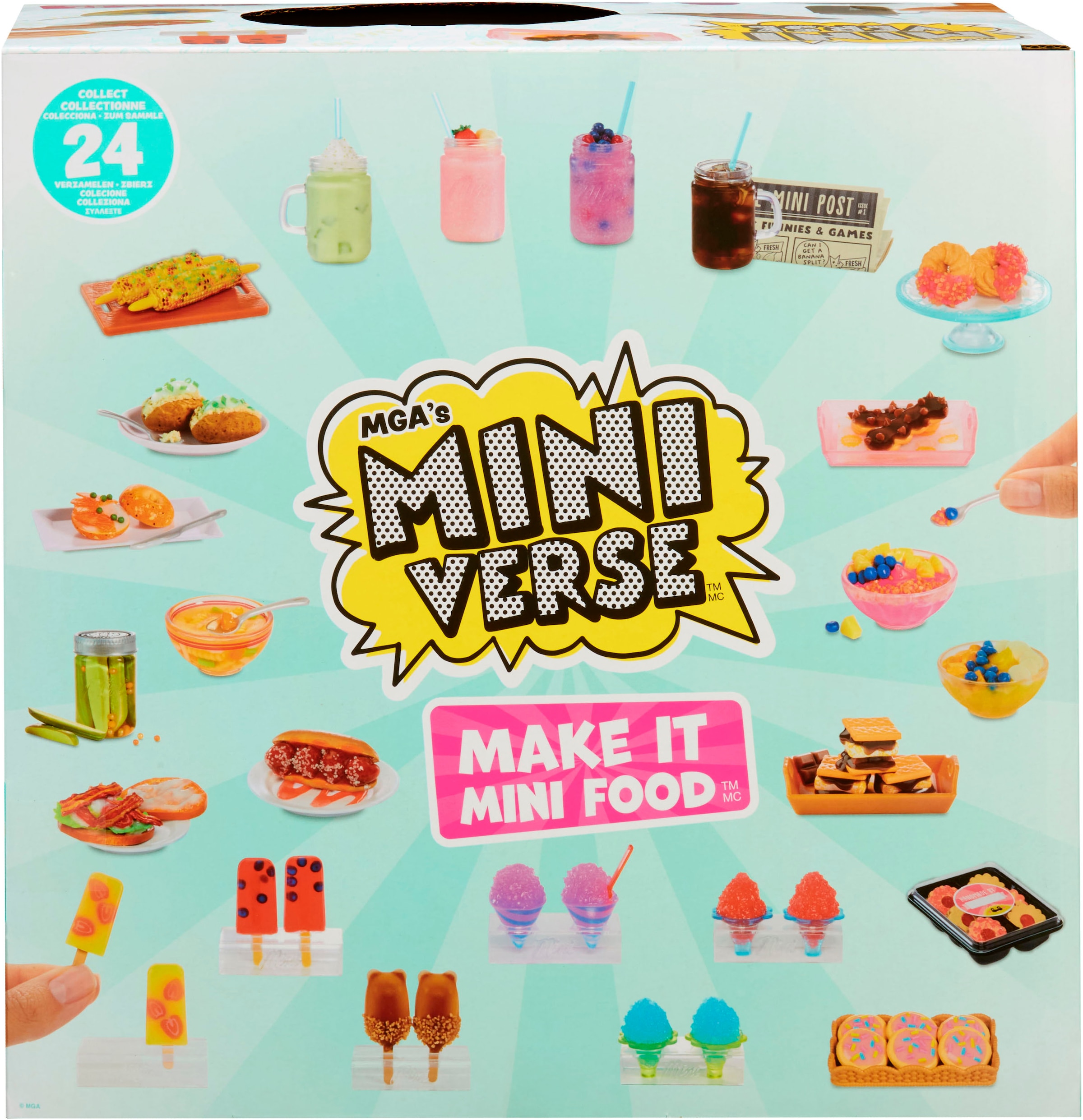MGA ENTERTAINMENT Set créatif »MGA's Miniverse - Make It Mini Foods: Cafe in PDQ Series 3B« sortierte Lieferung