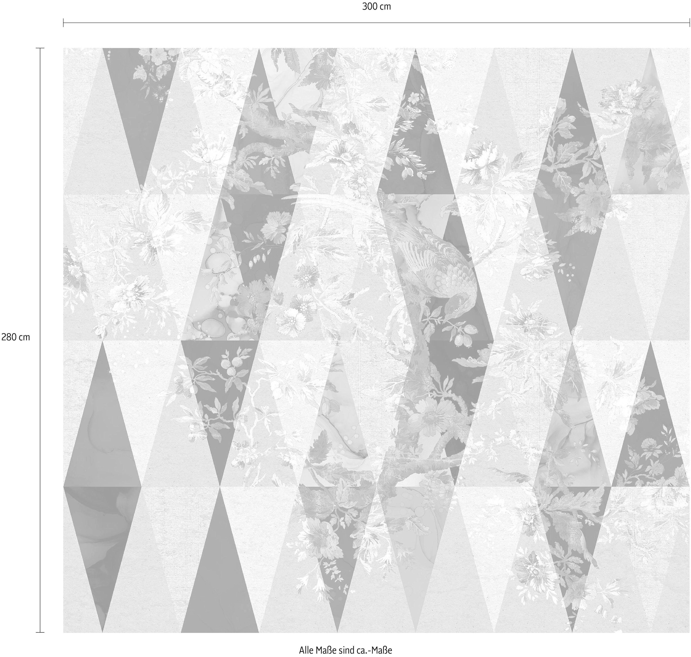 Komar Vliestapete »Digitaldruck Vlies - Roi - Grösse 300 x 280 cm«, bedruckt, Wohnzimmer, Schlafzimmer