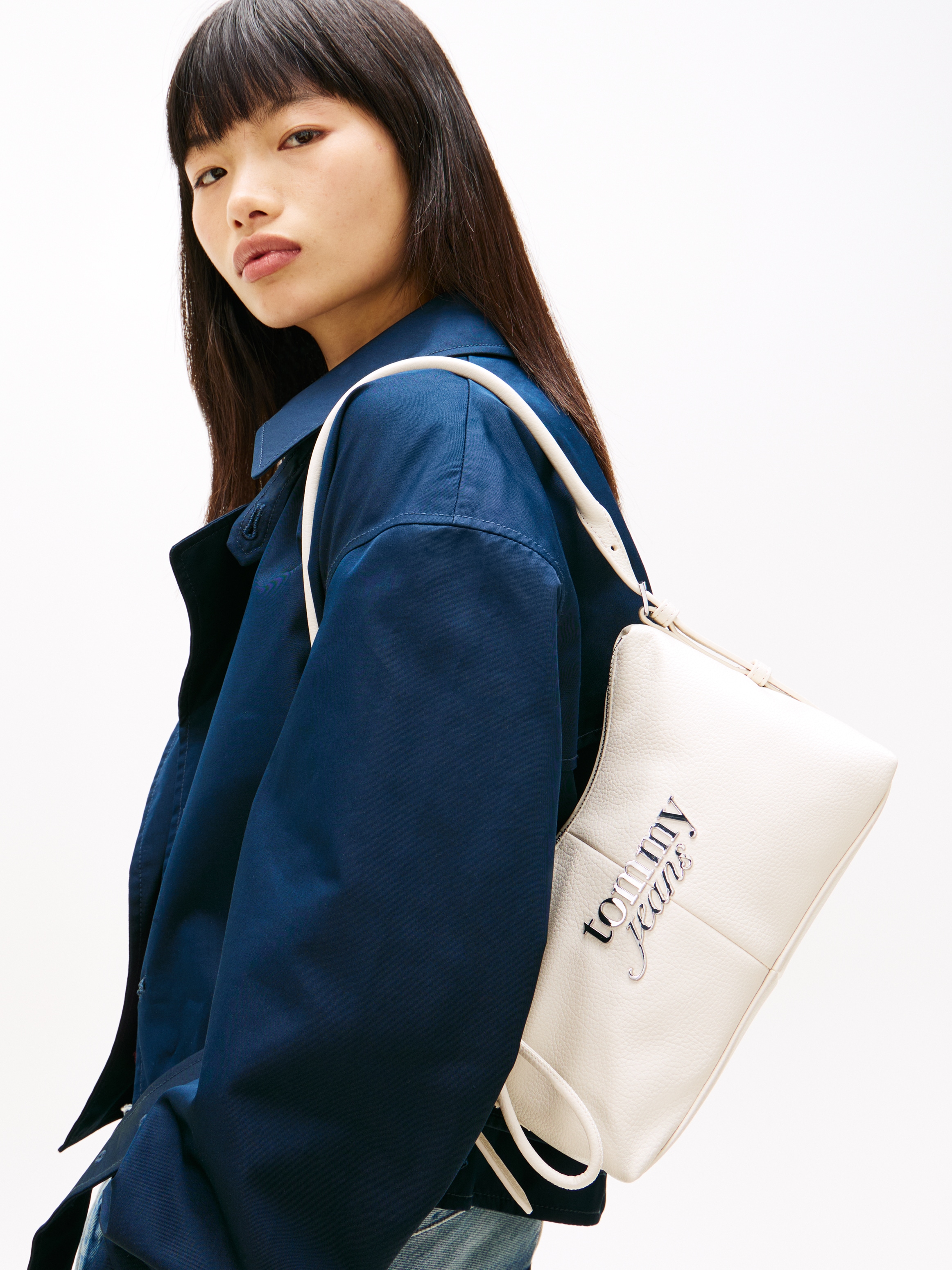 Tommy Jeans Sac à bandoulière »TJW BOLD SHOULDER BAG« sac bandoulière pour femmes, sac à main avec cordon et logo