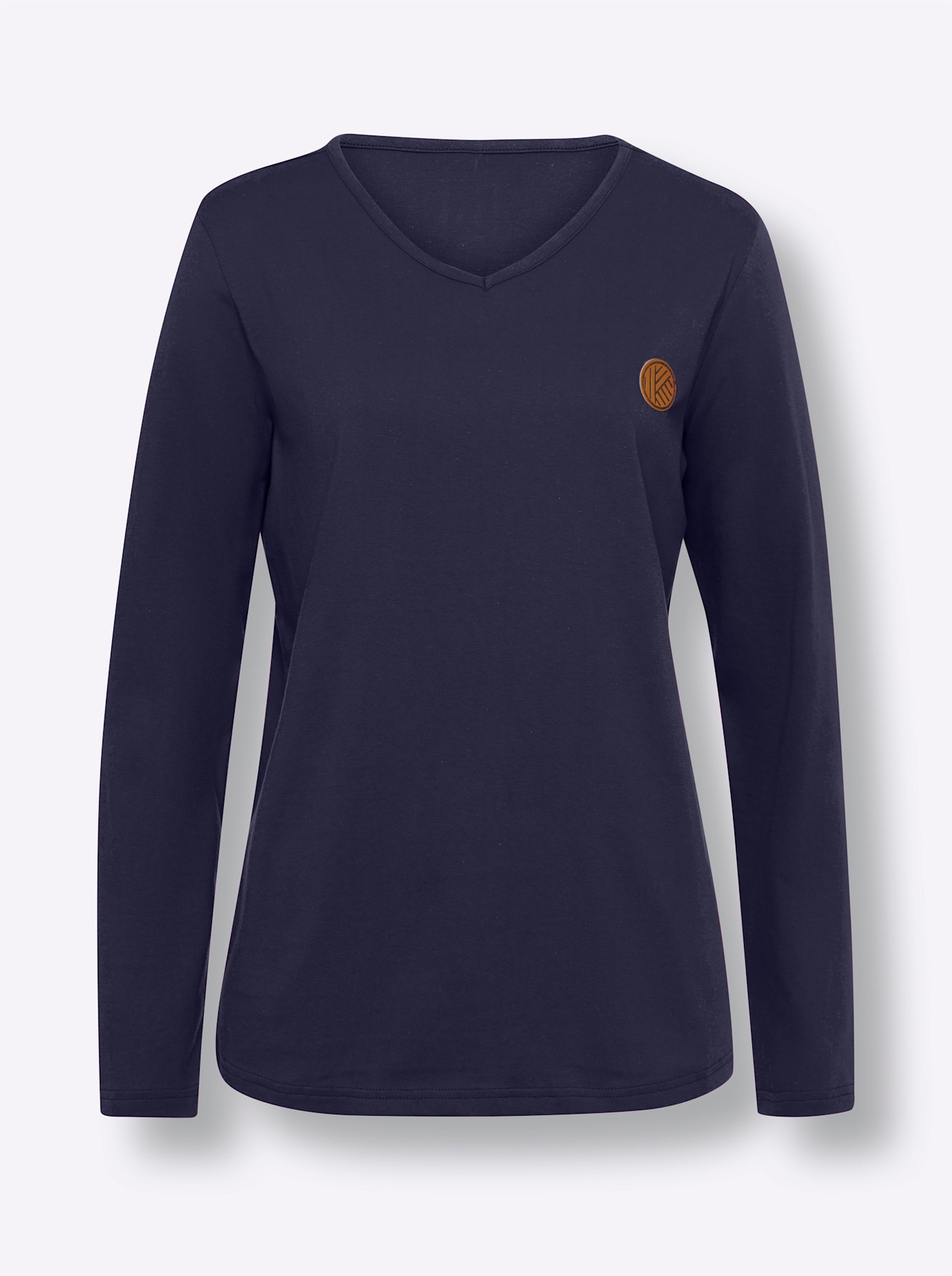 Classic Basics T-shirt en V »Langarm-Shirt« 1 cuis