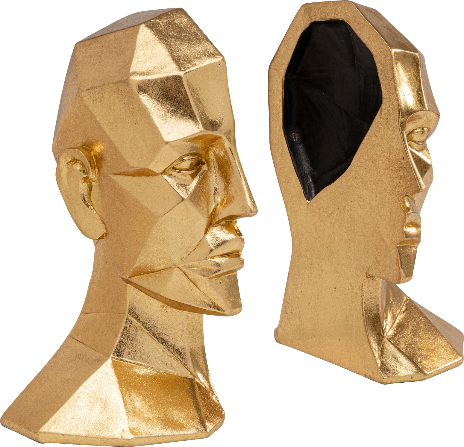 Kare Design Serre-livres »Face« aus Polyresin