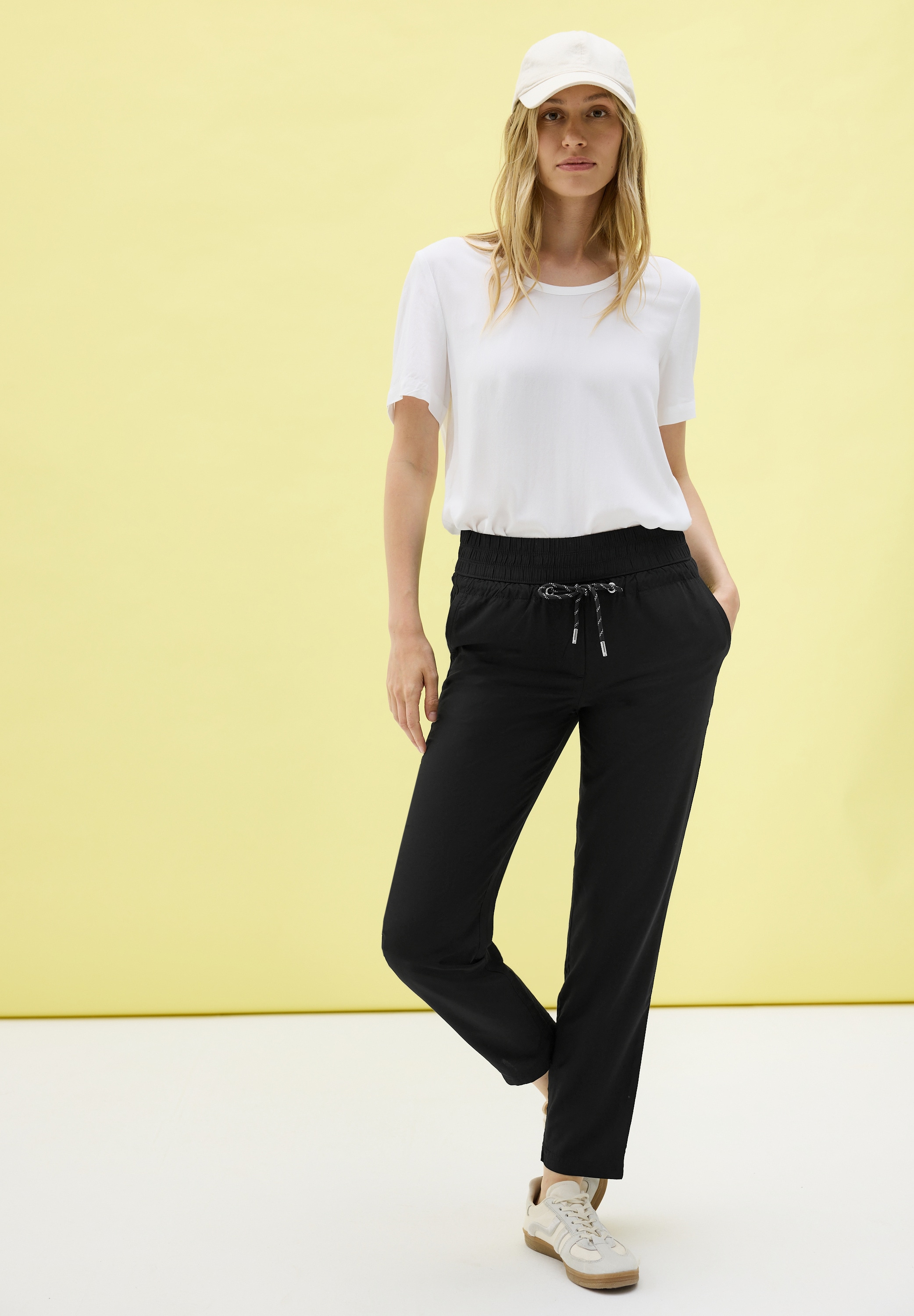Cecil Stoffhose »Style CHELSEA«, Sommerhose mit elastischem Bund