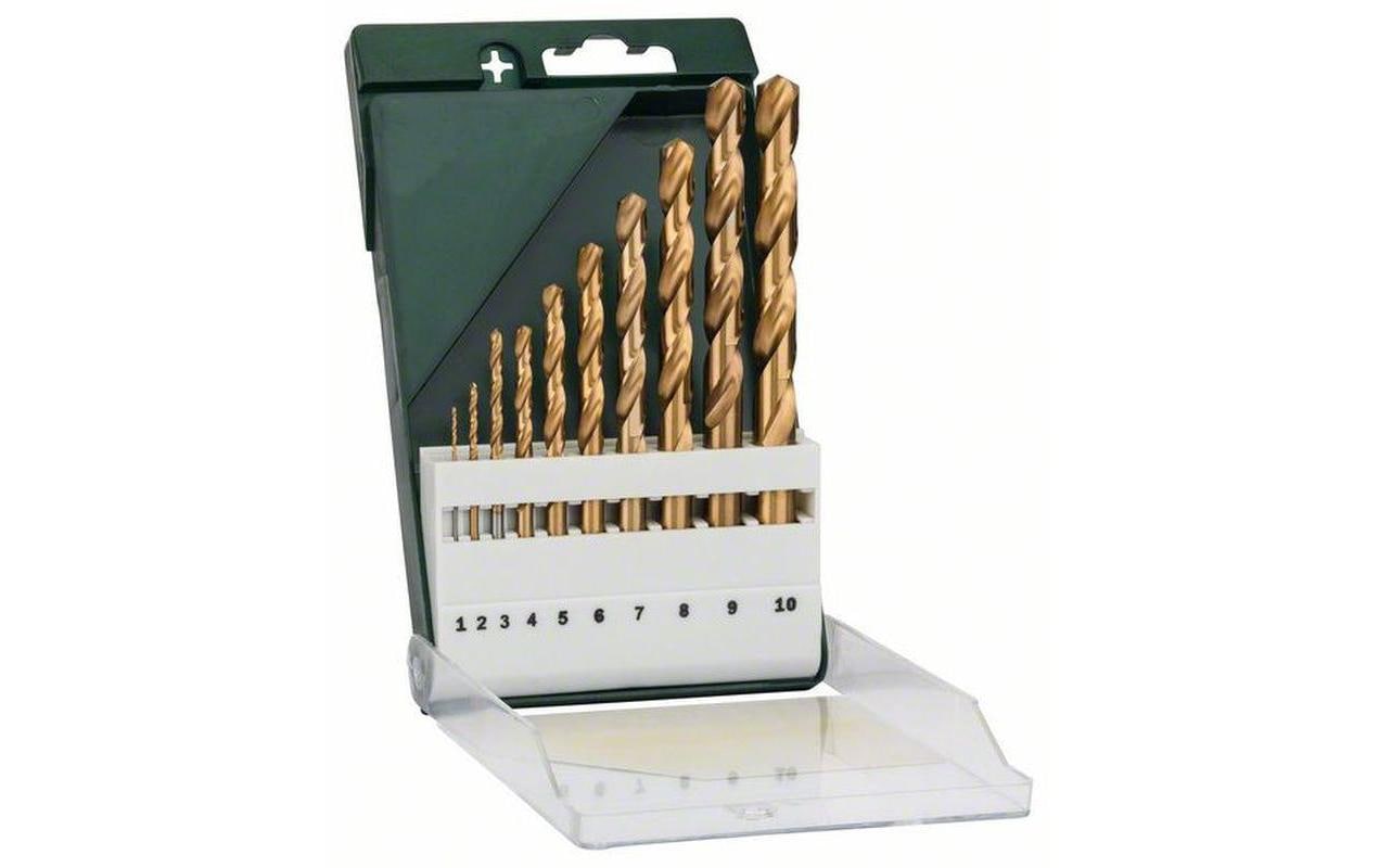 Image of BOSCH Metallbohrer "HSSTiN" 10 Stk. tlg.