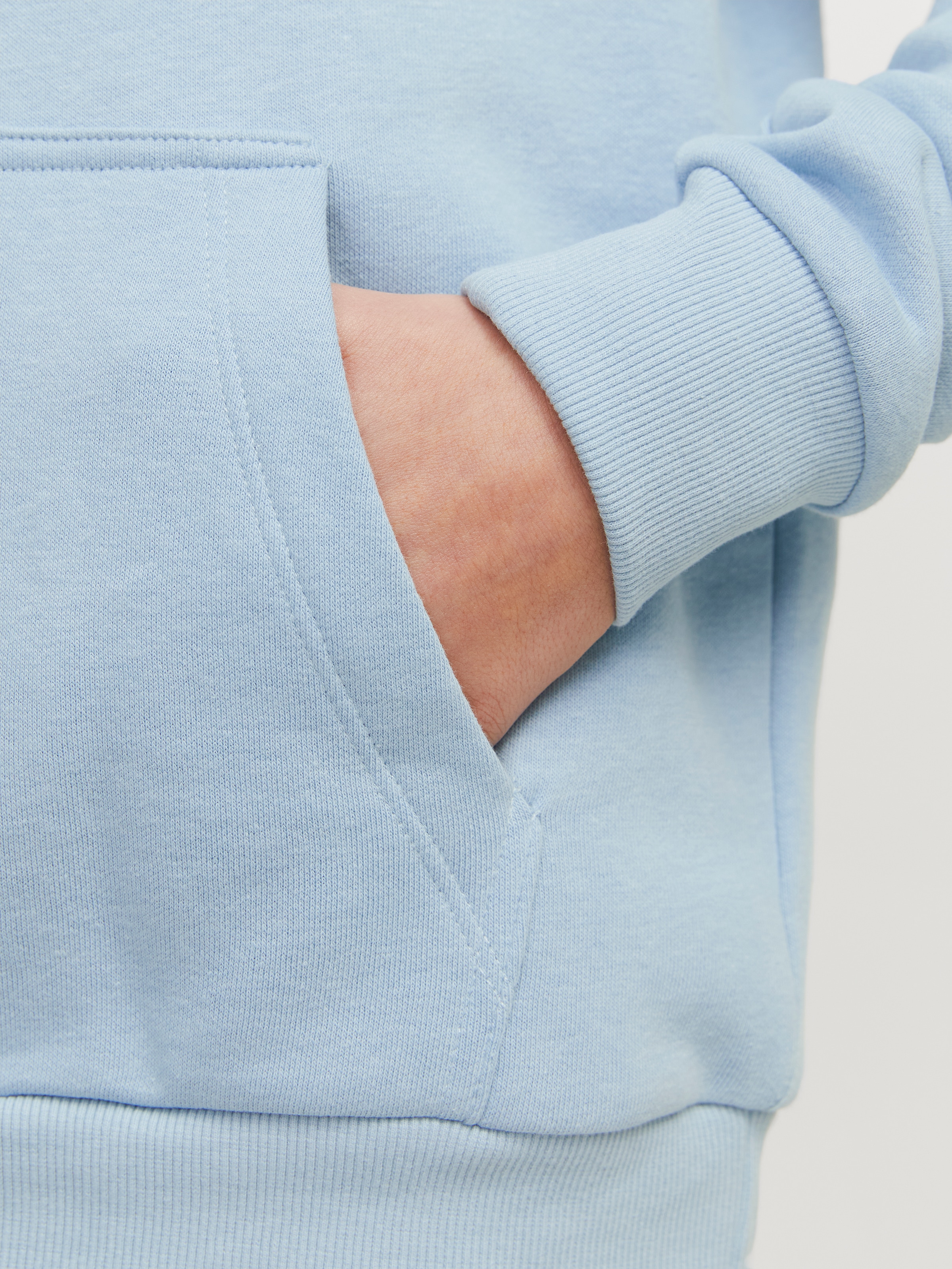 Jack & Jones Junior Kapuzensweatshirt »JJECALEB VARSITY SWEAT HOOD NOOS JNR«