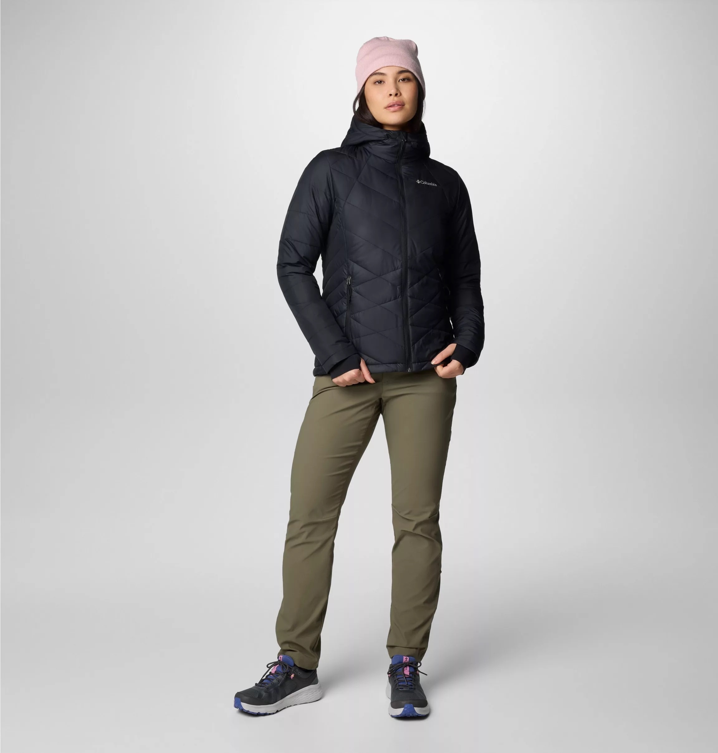 Columbia Steppjacke »HEAVENLY HOODED JACKET«, (1 St.), mit Kapuze
