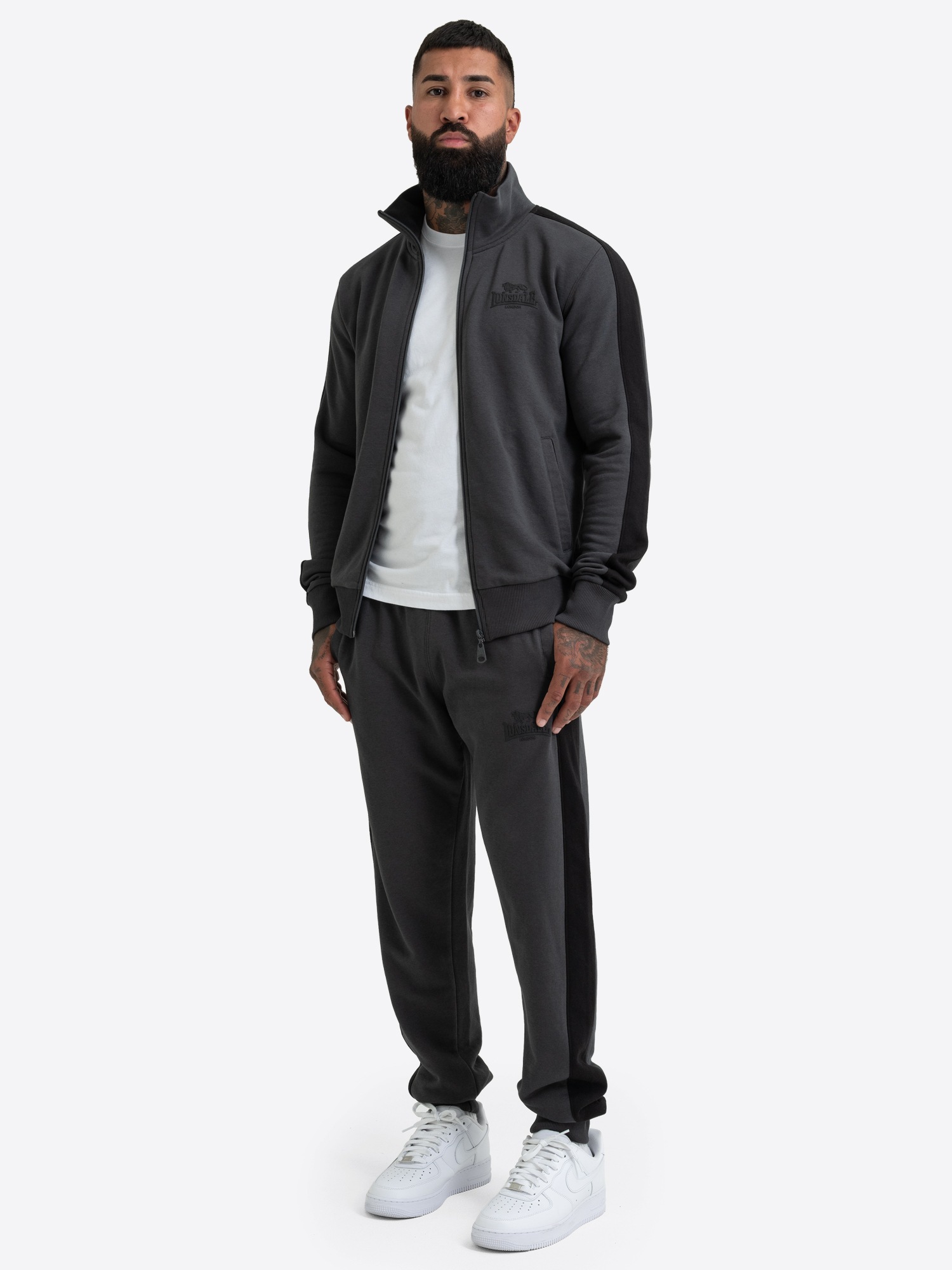 Lonsdale Combinaison d'entraînement »BEICKERTON« 2 zweiteiliges Set, aus Baumwolle und Polyester, schmale Passform