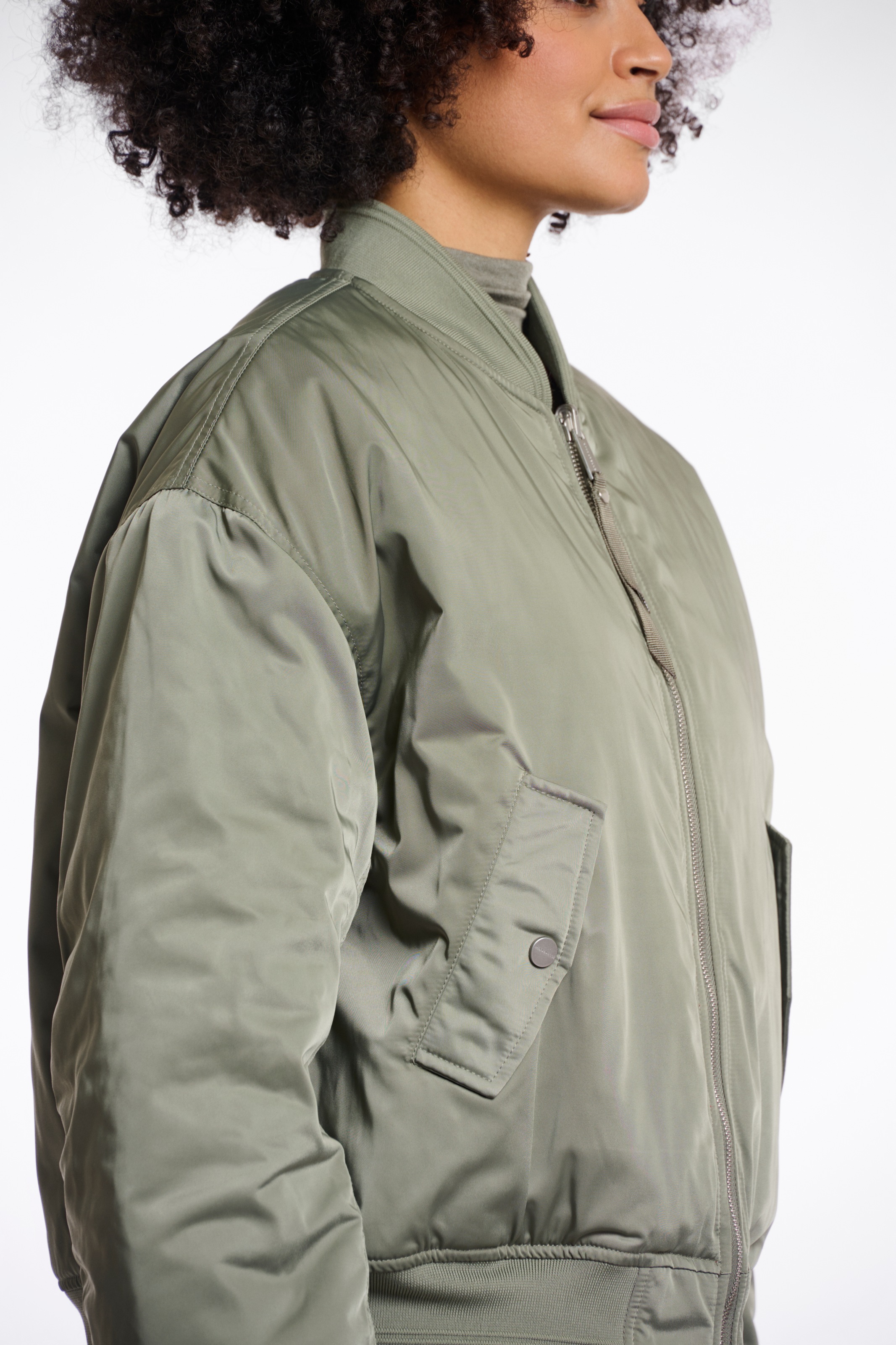 Rino & Pelle Bomberjacke, ohne Kapuze, mit Reissverschluss und Klapptaschen