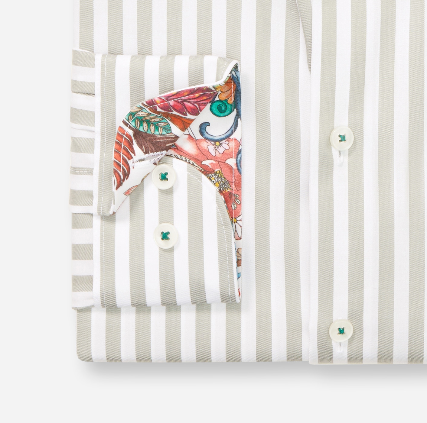 OLYMP Langarmhemd »Level 5« gestreift, body fit, New York Kentkragen, Businesshemd