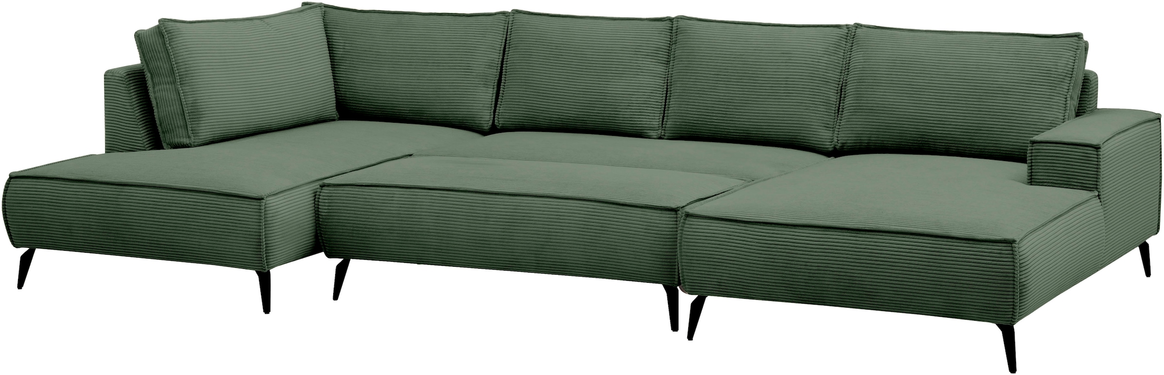 Home affaire Wohnlandschaft »TVINNU« Recamiere rechts/links, stellbar zum Schlafsofa (Krokodilverbinder)