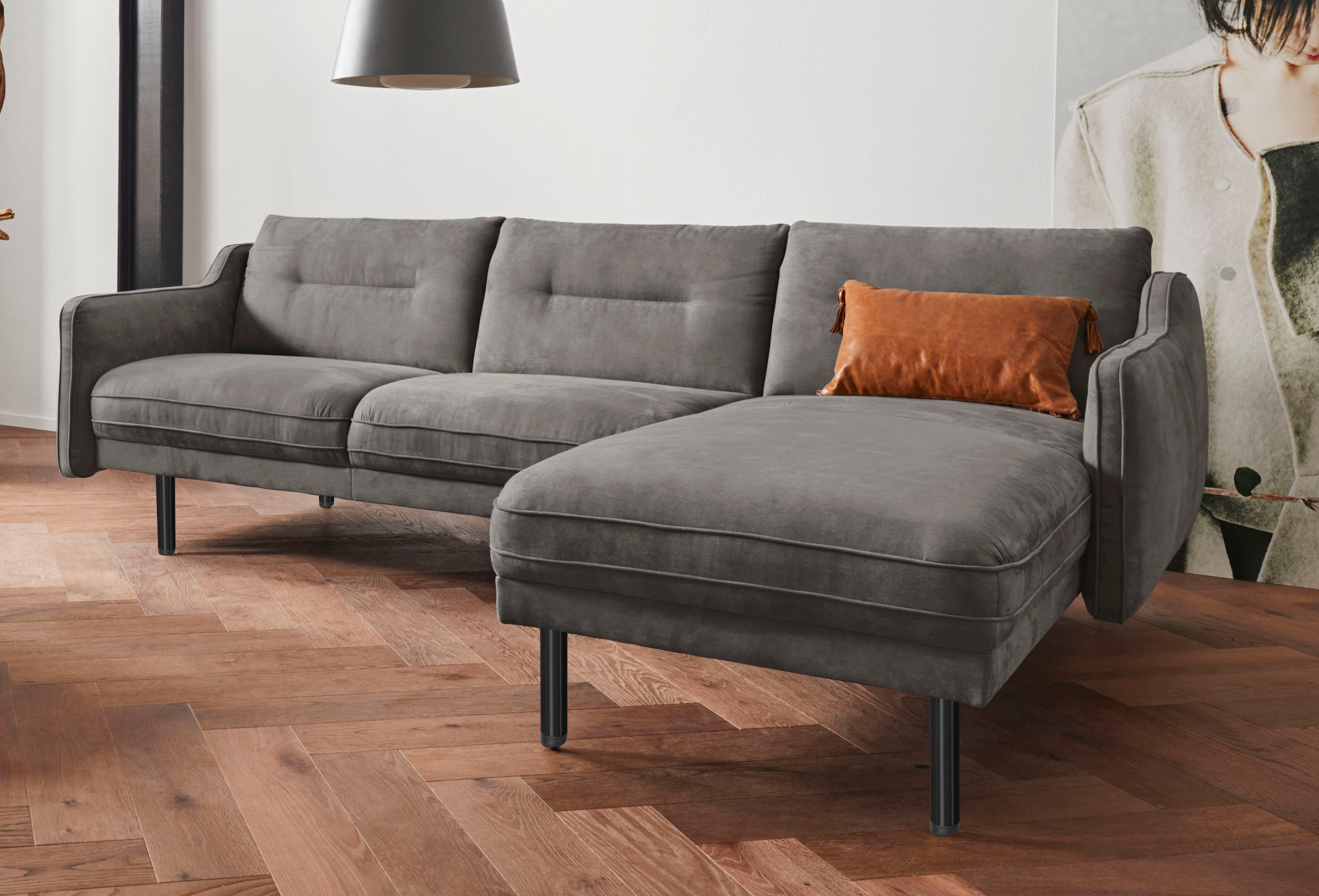 andas Ecksofa »Nordfyn L-Form«, edles Design in 3 Bezugsqualitäten, Design by Morten Georgsen