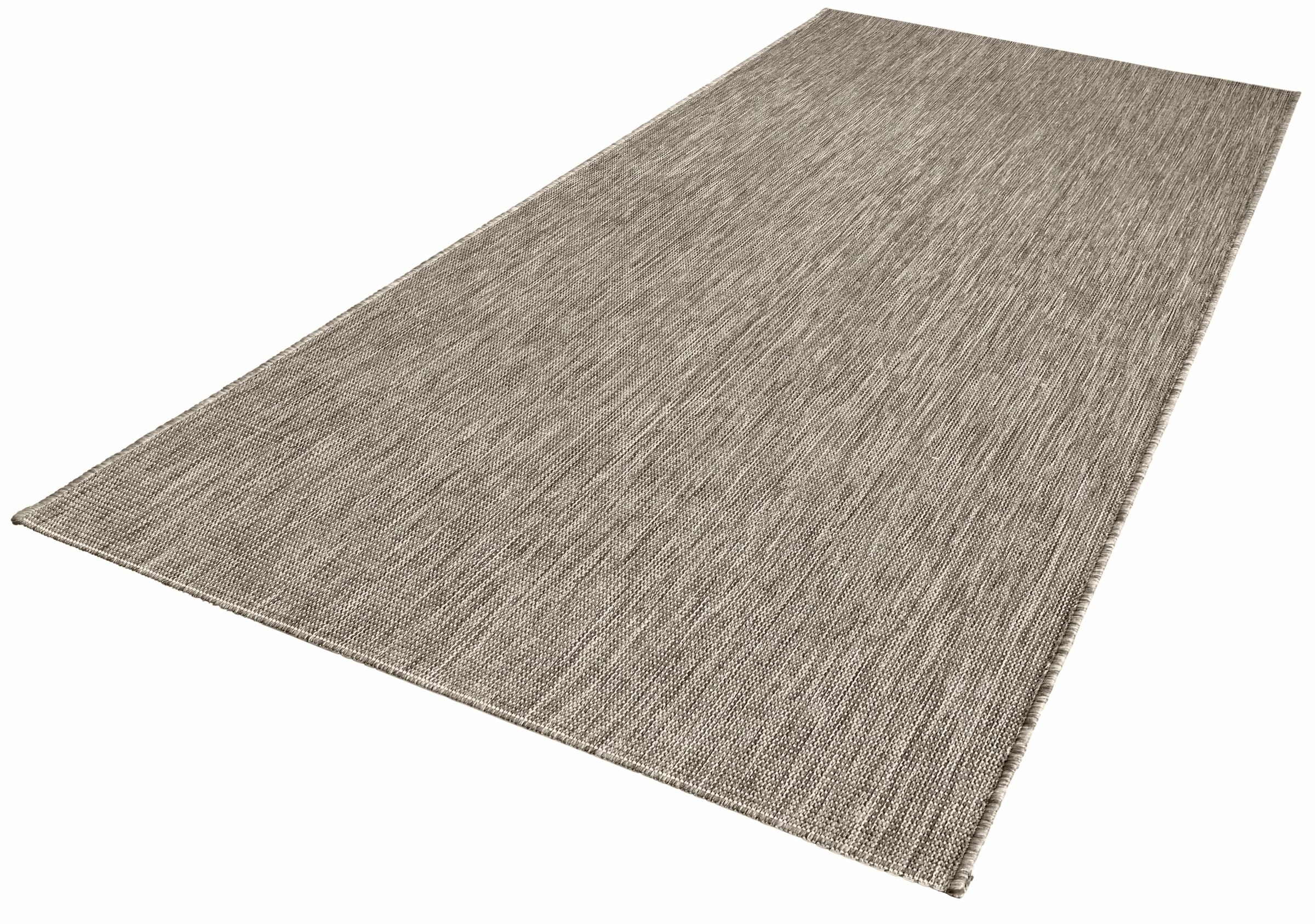 NORTHRUGS Teppich »Match«, rechteckig, 8 mm Höhe, In-& Outdoor, Kurzflor, Läufer, Modern, Unifarben, Wohnzimmer, Balkon