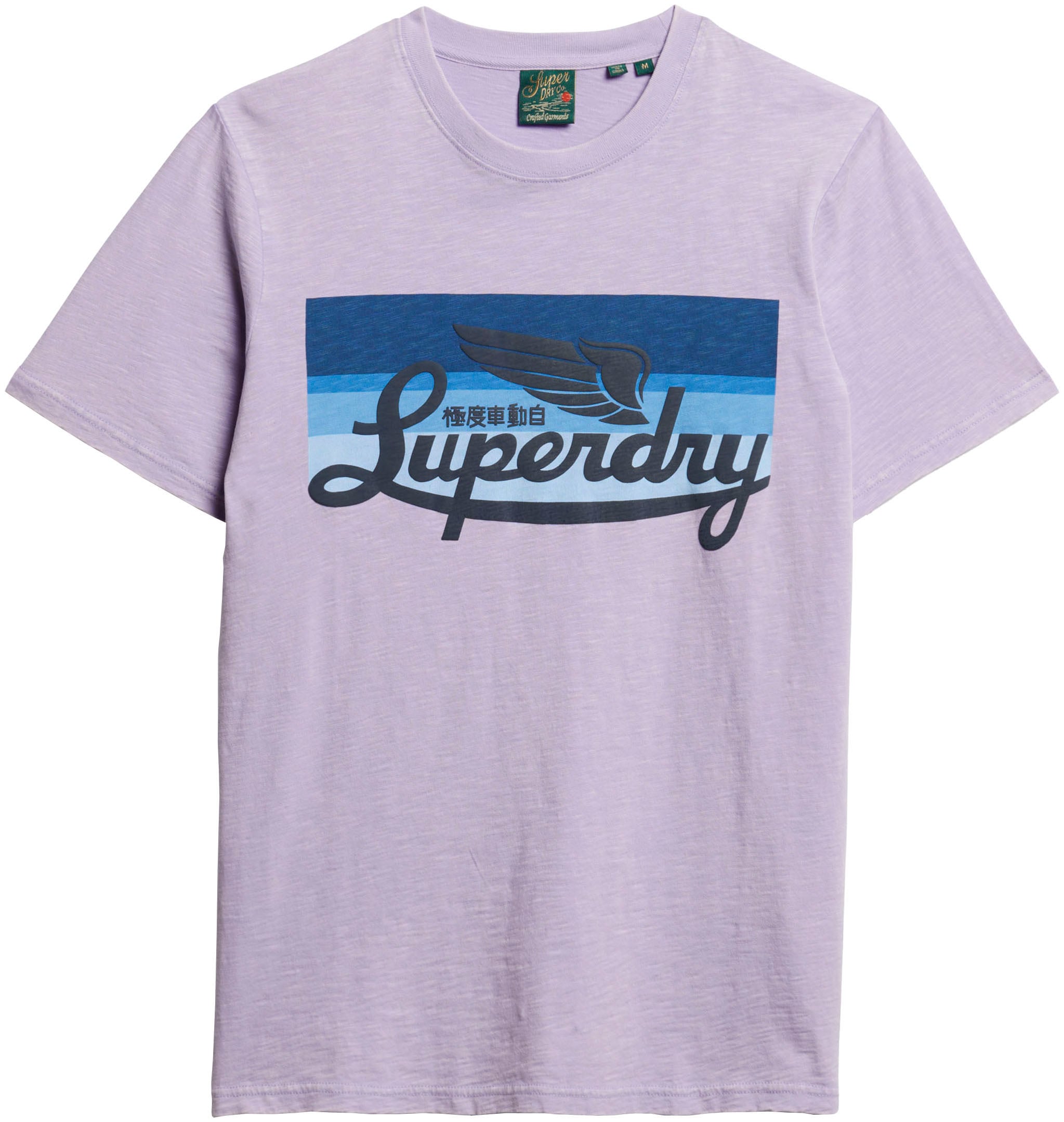 Superdry Print-Shirt »SD-CALI STRIPED LOGO T SHIRT«