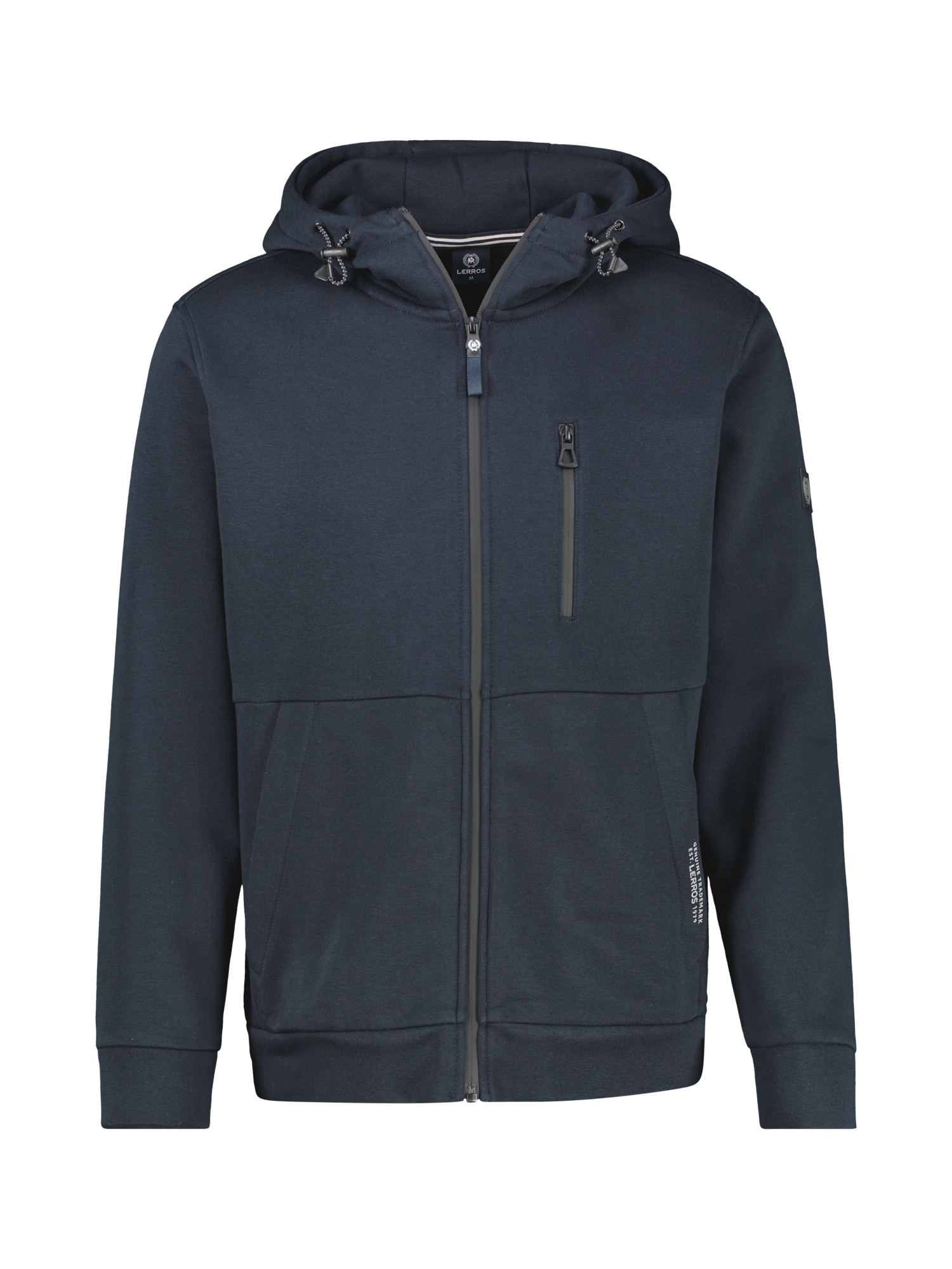 LERROS Sweat à capuche »Sweatjacke im Hoodie-Look aus Mischgewebe«