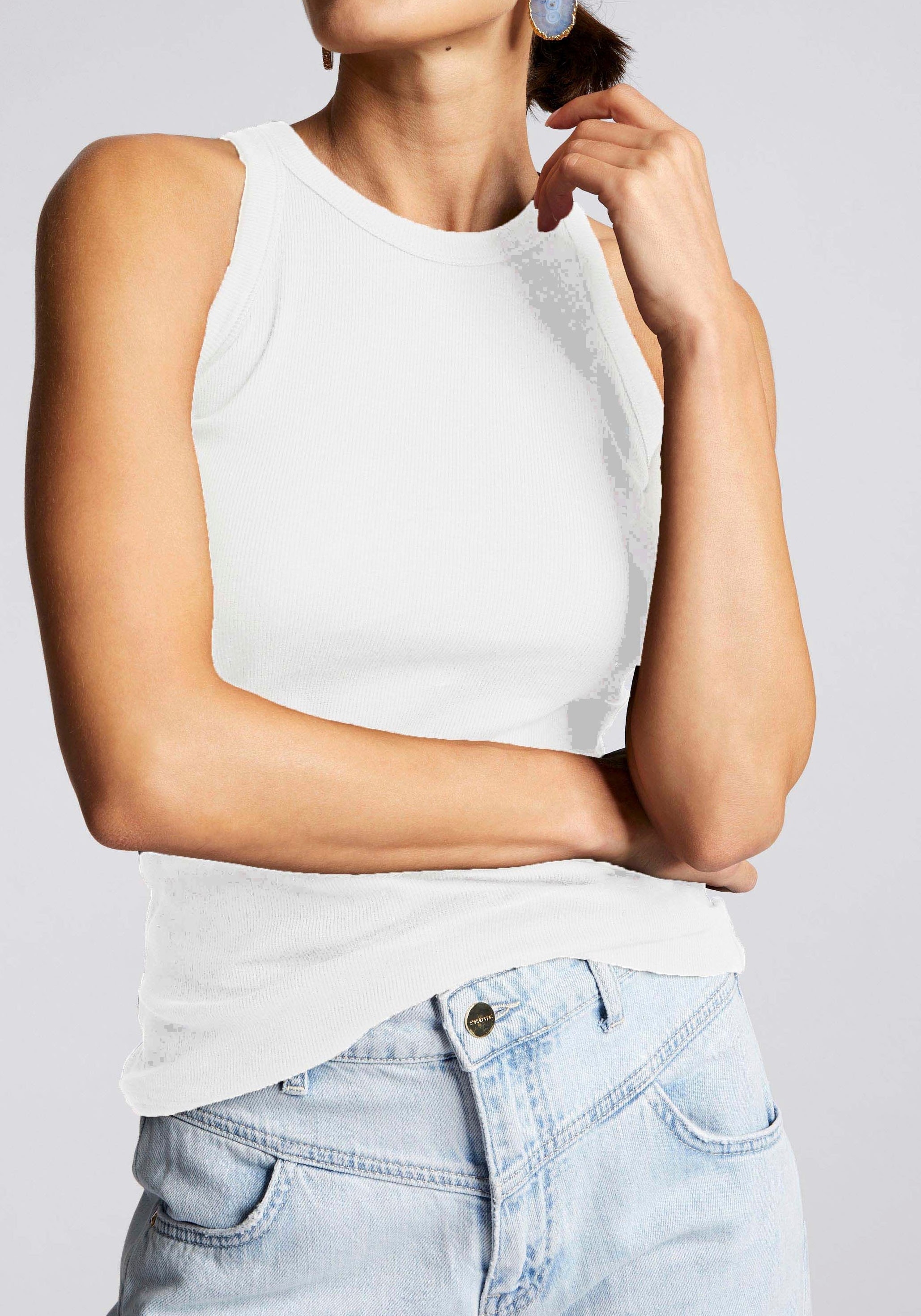 Image of RICHROYAL Ripptanktop in Rippenstruktur