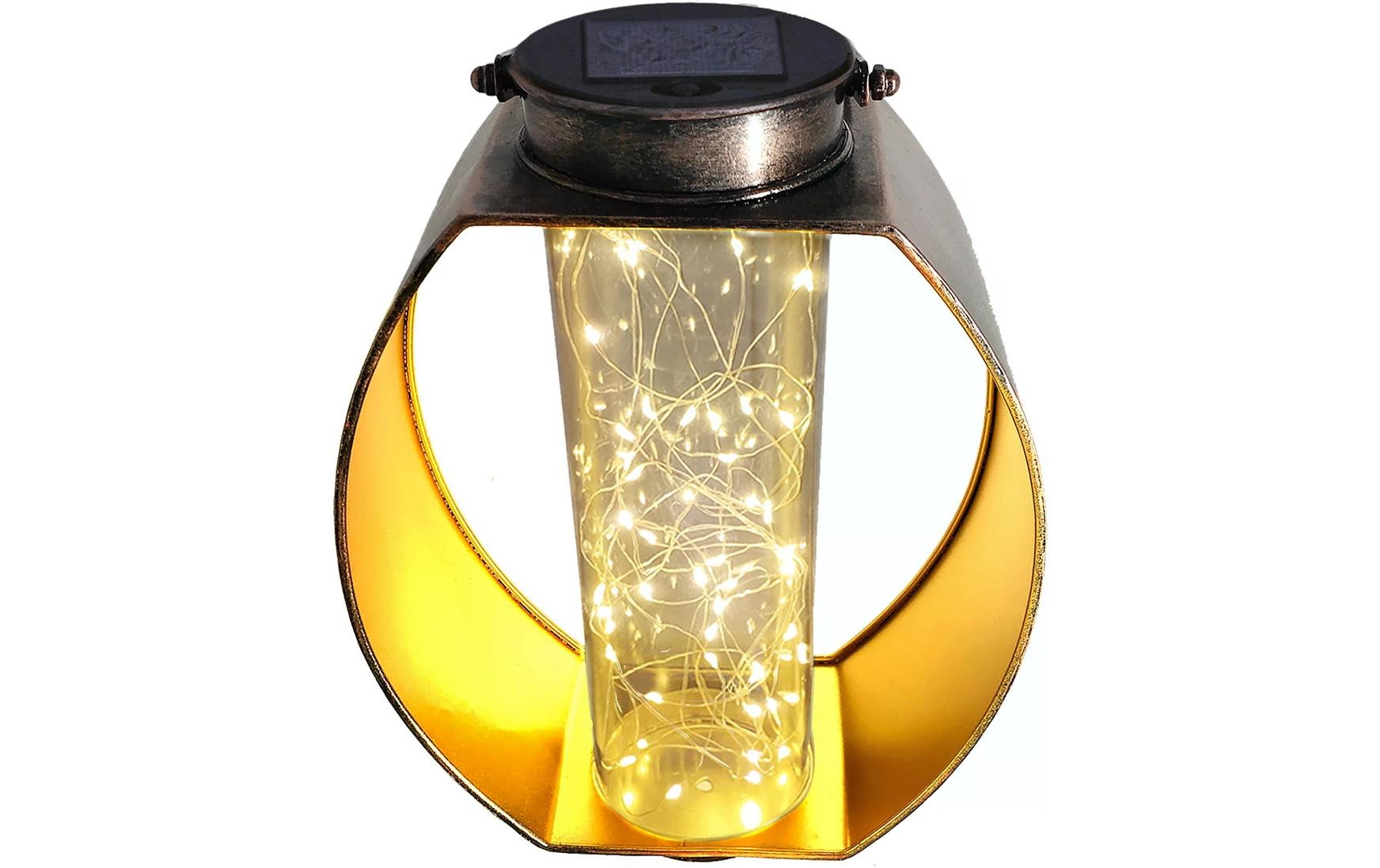 näve LED Laterne »LED Solar Fairylight 26 cm, Goldfarben«