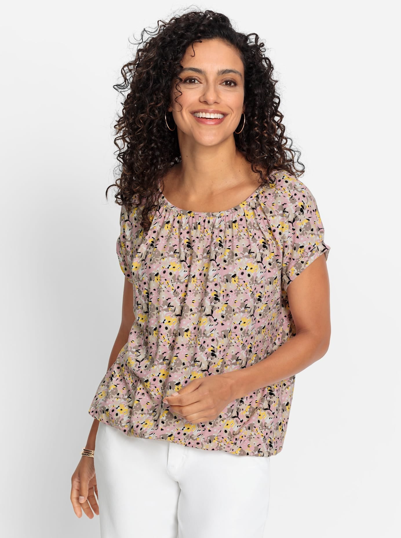 Inspirationen T-shirt à manches courtes »Rundhals-Shirt« 1 cuis