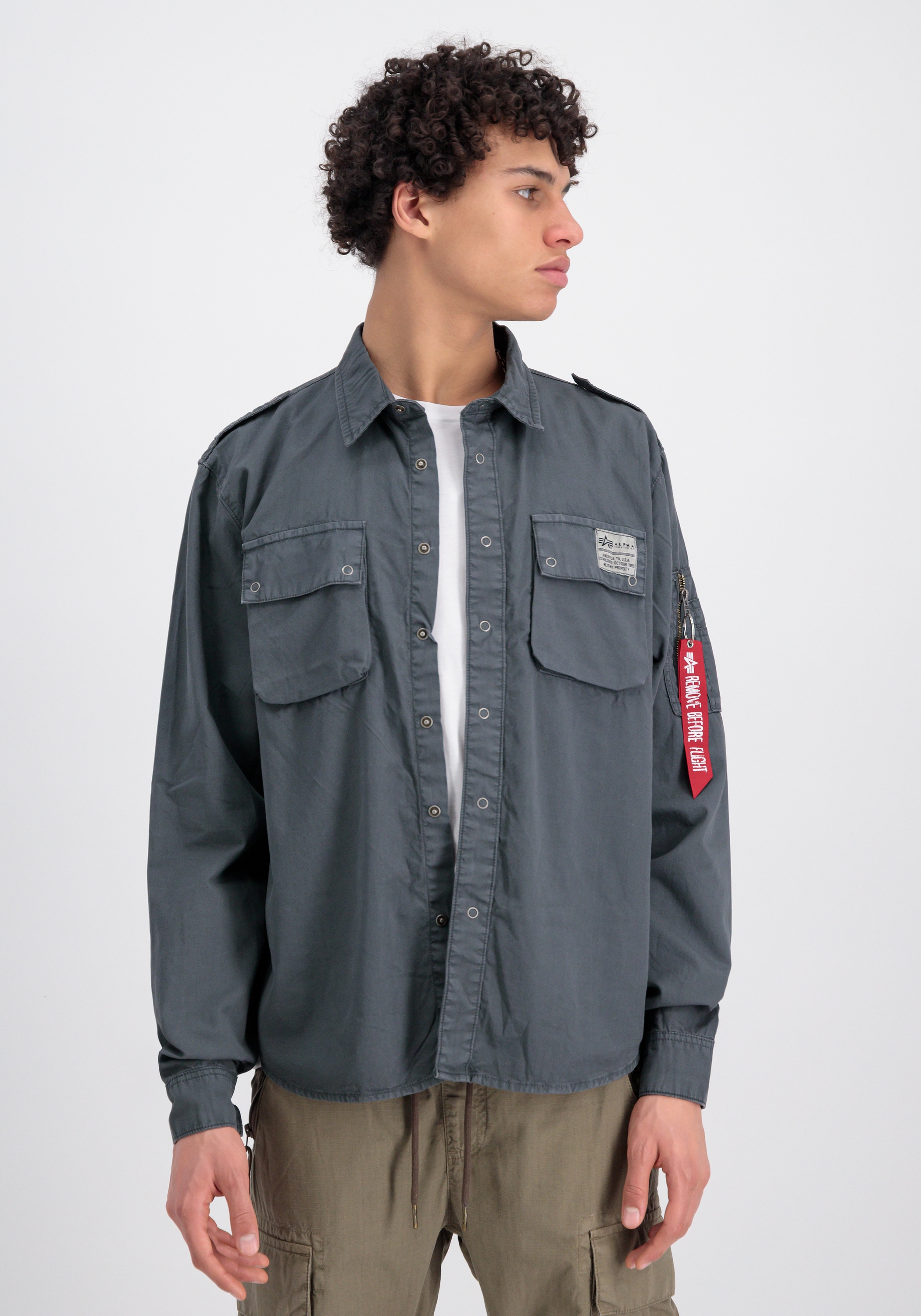 Image of Alpha Industries Oversize-Shirt "Urban Military Shirt"