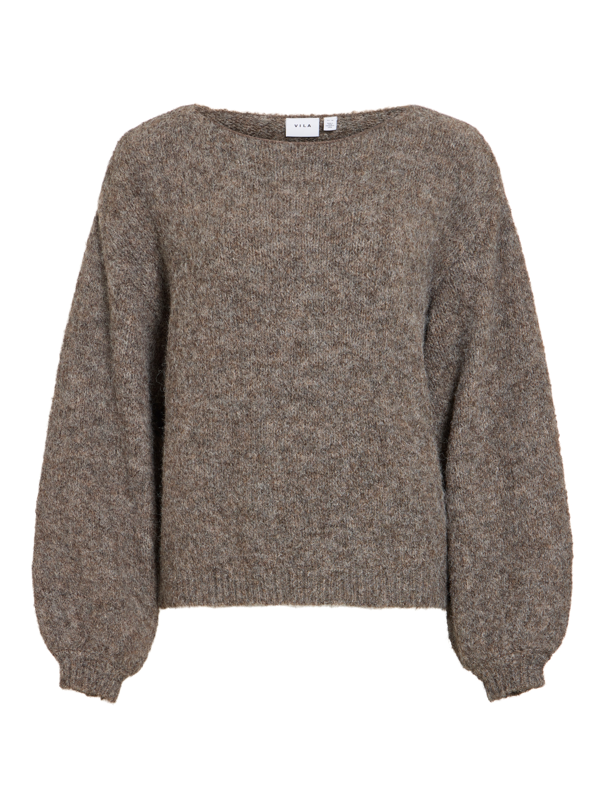 Vila Pull en tricot »VIMARLEY L/S KNIT PULLOVER- NOOS« mélange de matériaux, coupe régulière